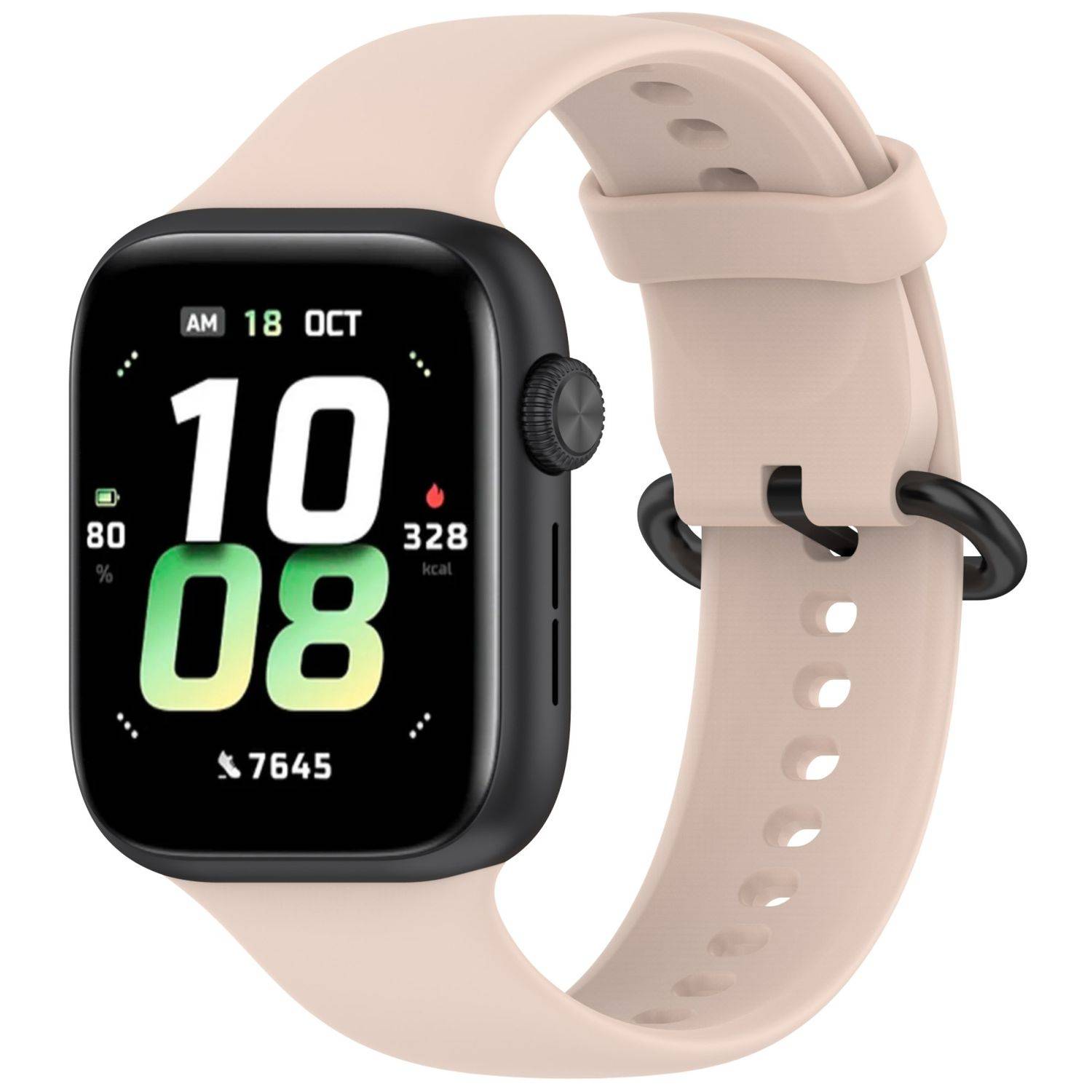 Für Honor Watch 5 Solid Color Design Verschluss Soft Silikon Ersatz Armband Rosa