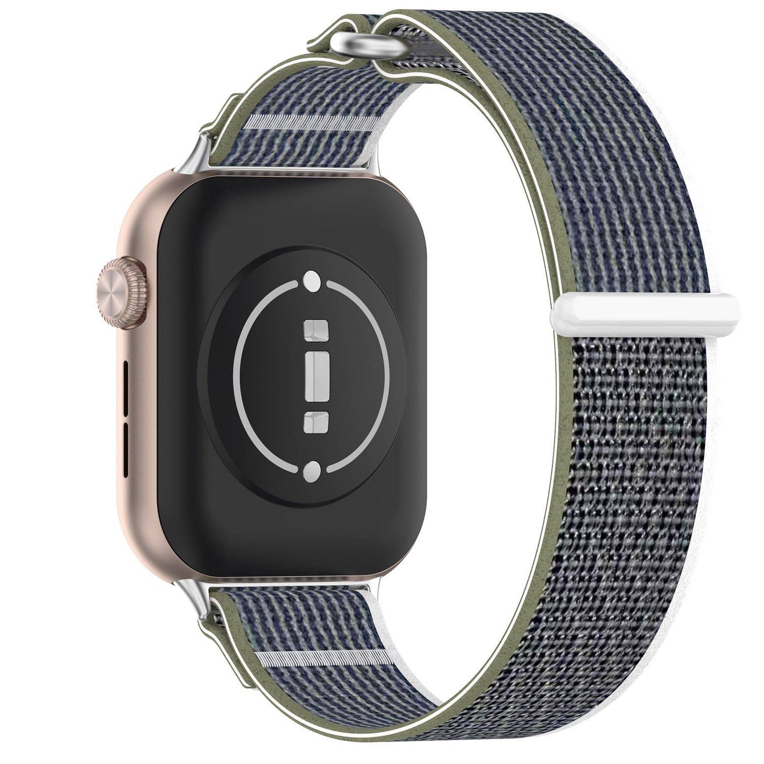 Für Honor Watch 5 Nylon Elastisches Schnallen Klettverschluss Ersatz Armband Grün