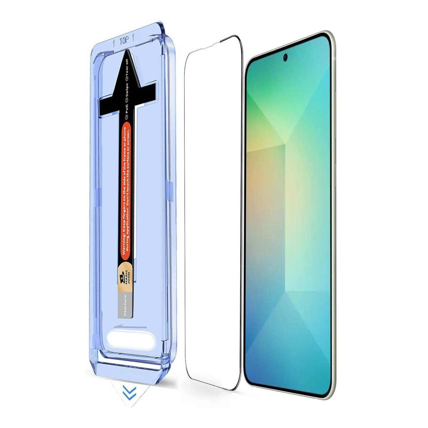 Für Samsung Galaxy S25 Plus Montage 3D Premium Display H9 0,3mm Hart Glas Schutz