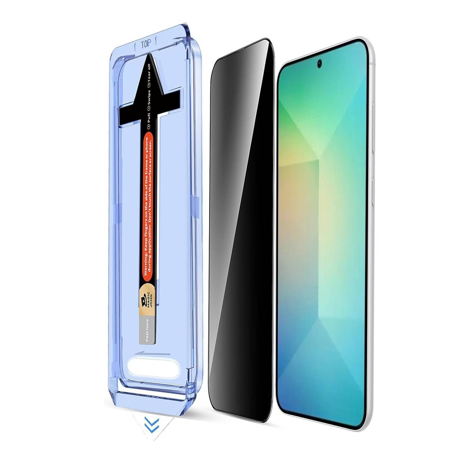 Für Samsung Galaxy S25 Plus Montage 3D Premium Privacy Display Hart Glas Schutz