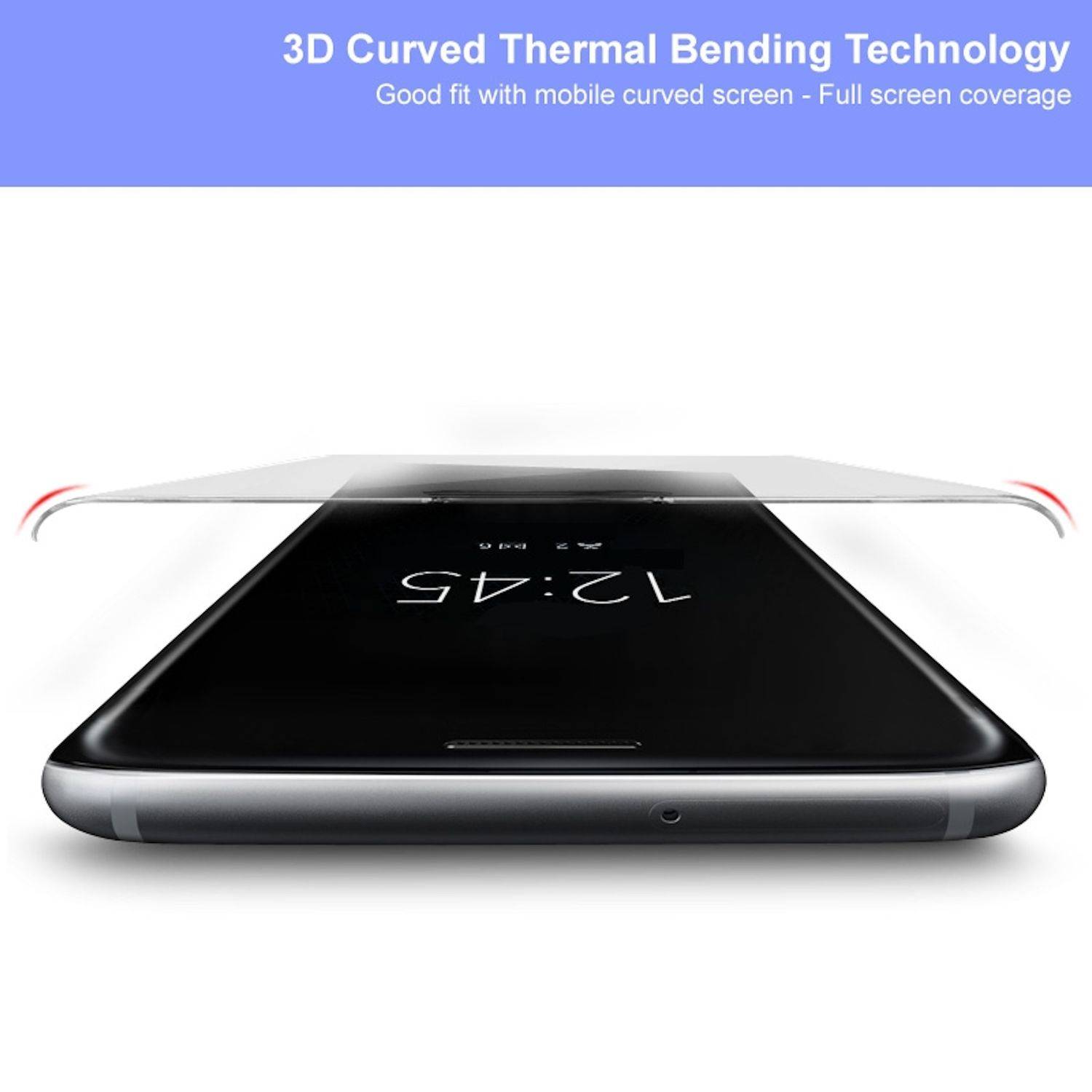 Für Honor Magic 7 Pro 4D Display Full LCD Curved Hart Glas Folie Schutz Zubehör