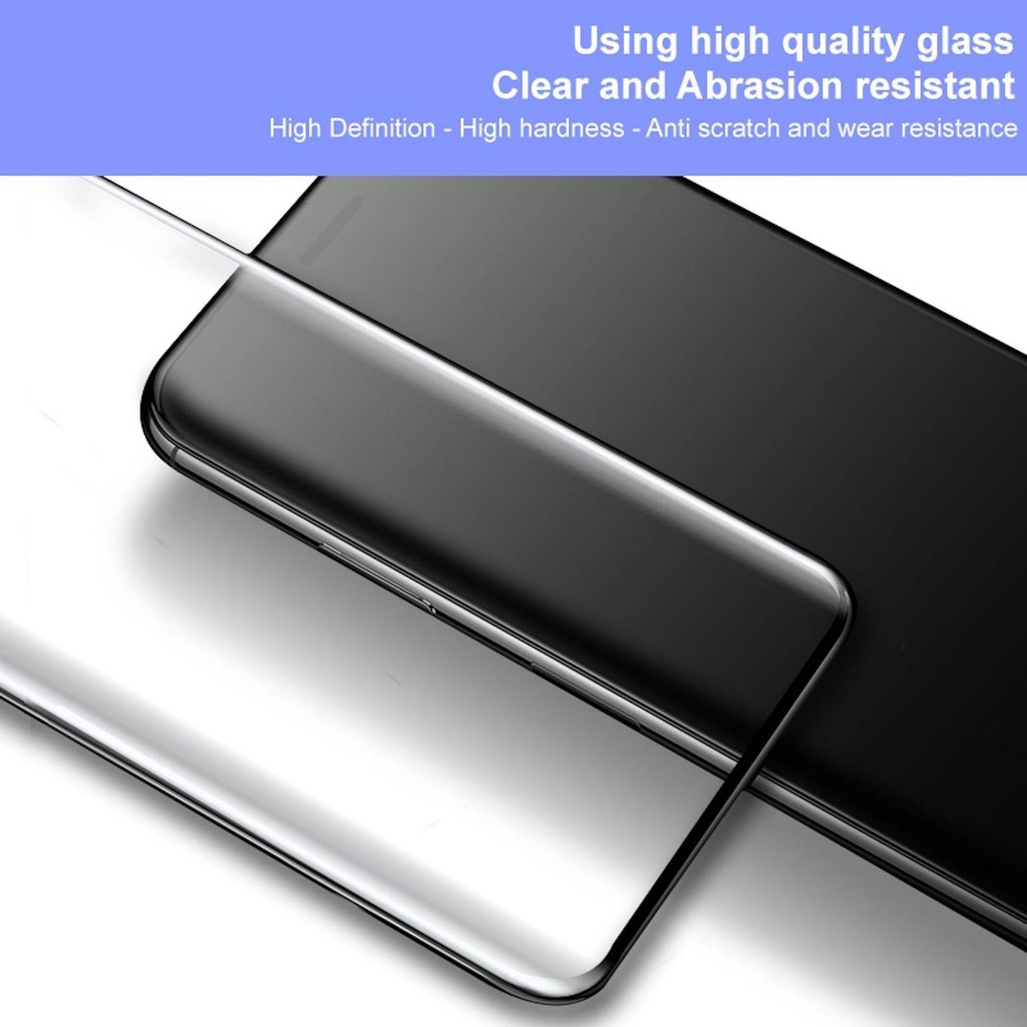 Für Honor Magic 7 Pro 4D Display Full LCD Curved Hart Glas Folie Schutz Zubehör