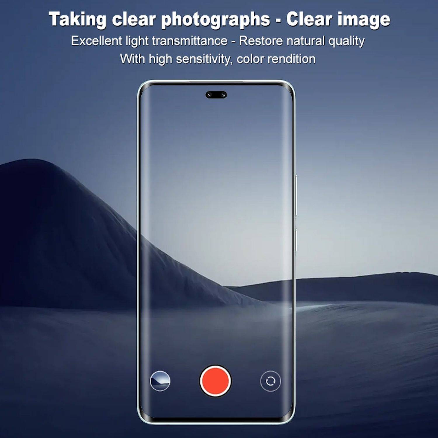 Für Honor 300 Pro / 300 Ultra IMAK Komplett Kamera Schutz Glas Folie Schwarz