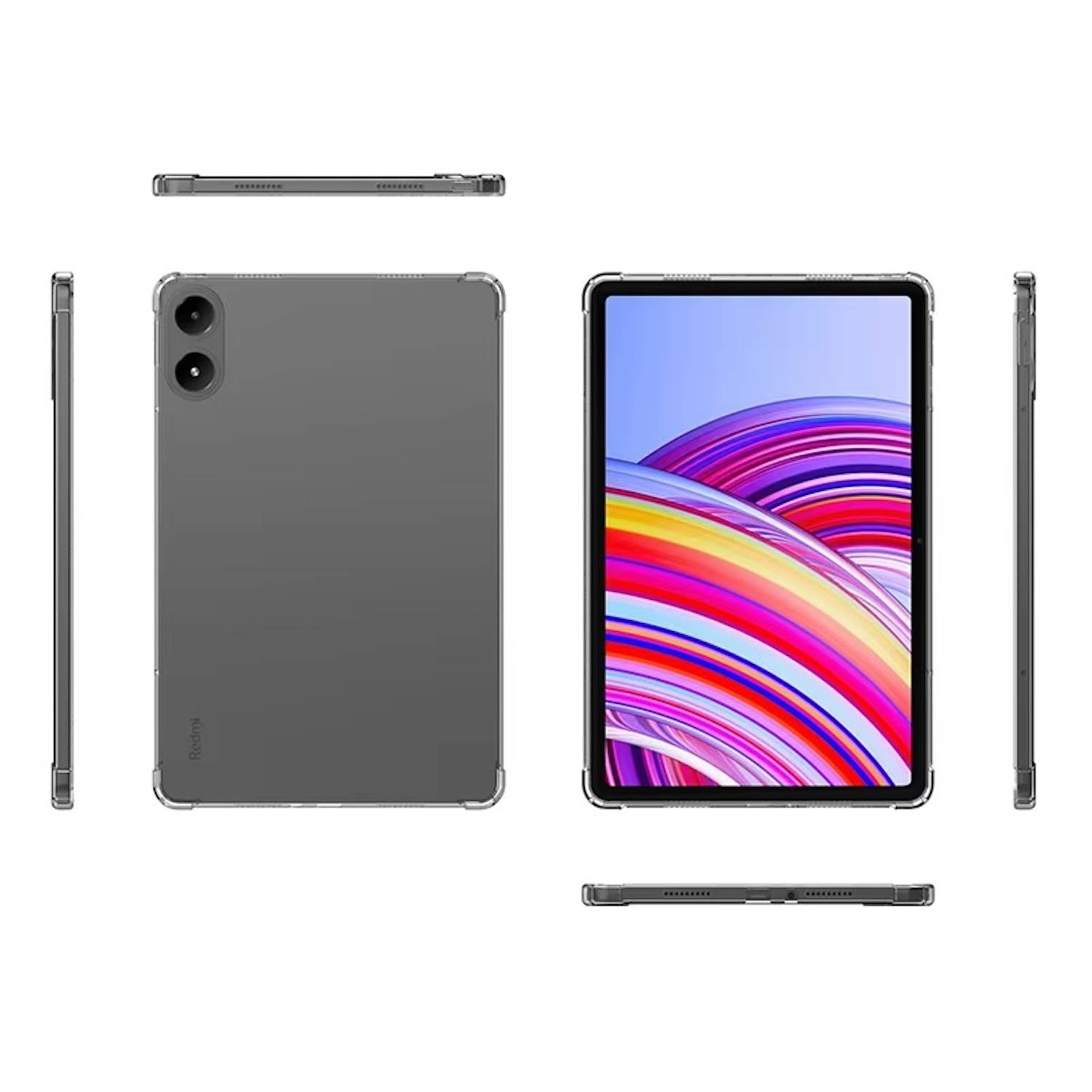 Für Xiaomi Redmi Pad Pro 12.1 Zoll Schock Hülle Tablet Hülle Cover Tasche Etuis Cover + H9 Glas