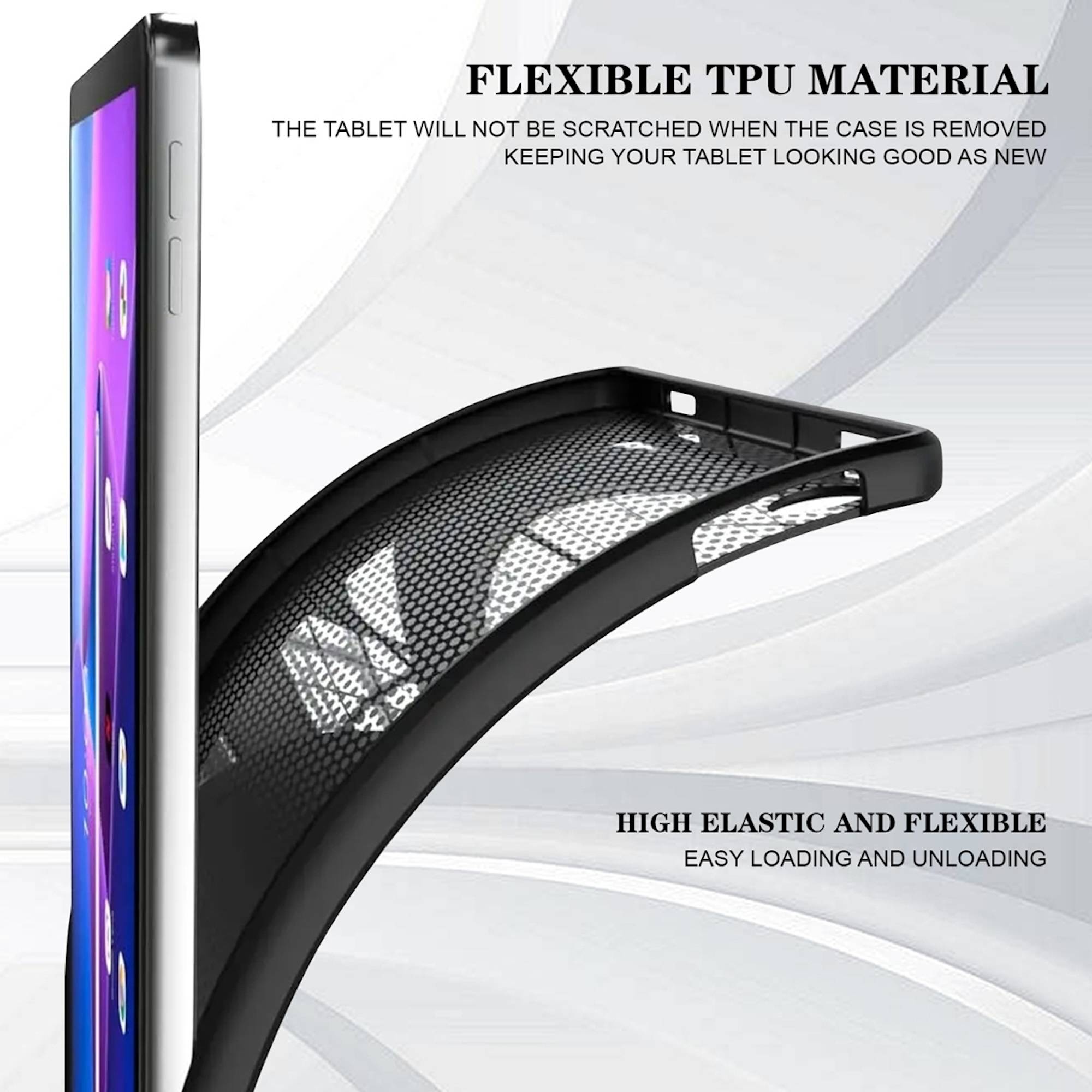 Tablet TPU Hülle für Xiaomi Pad 8 / 8 Pro / Pad 7 / 7 Pro Goldene Rose Motiv