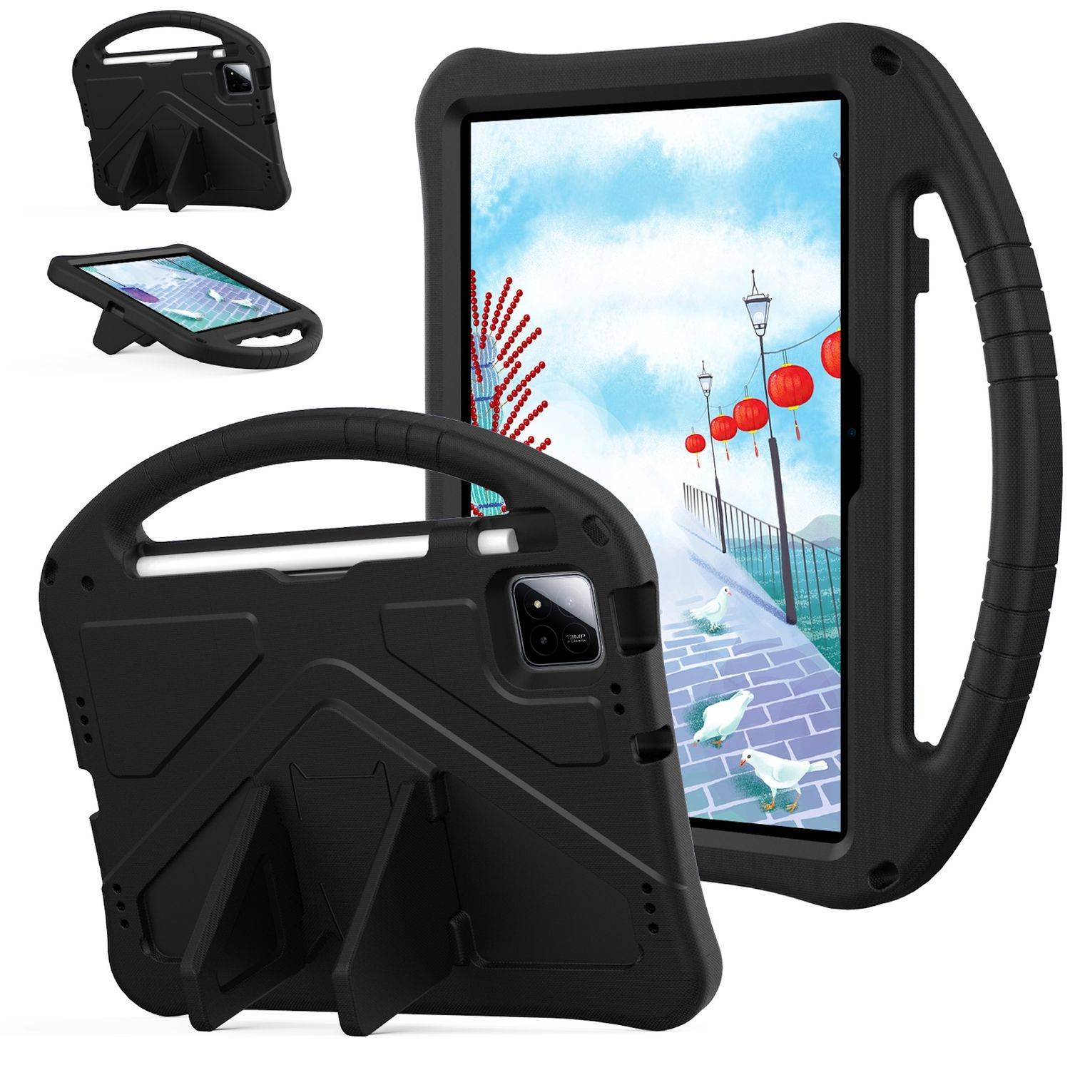Outdoor Hybrid Tablethülle für Xiaomi Pad 8 / 8 Pro / Pad 7 / 7 Pro Aufstellbar