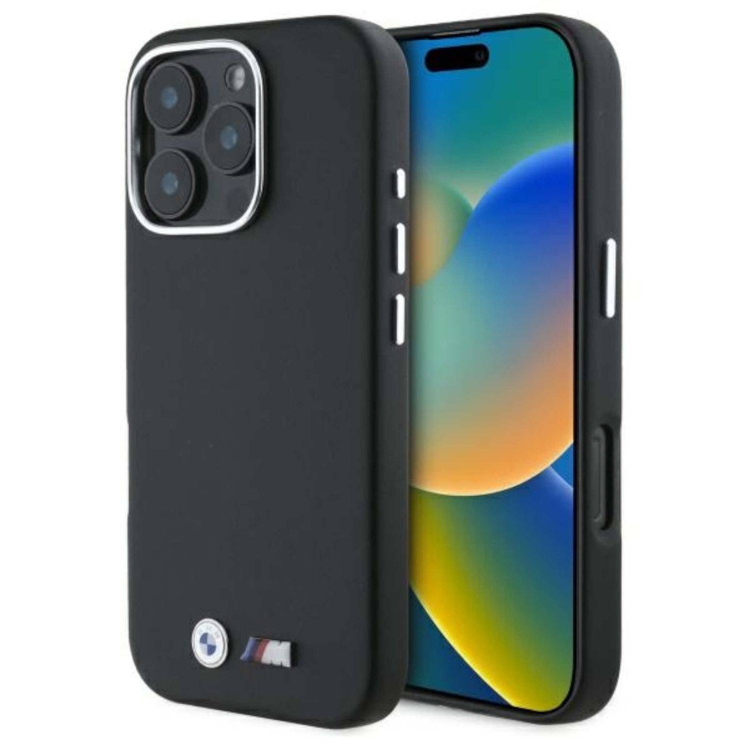 BMW Apple iPhone 16 Pro Hardcase Smooth Full Wrapped Metal MagSafe