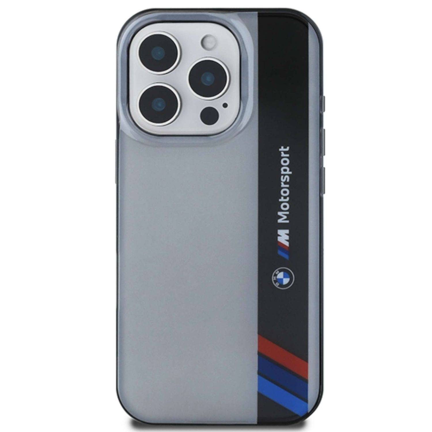 BMW Apple iPhone 16 Pro Max Hardcase Motorsport IML Vertical Stripe