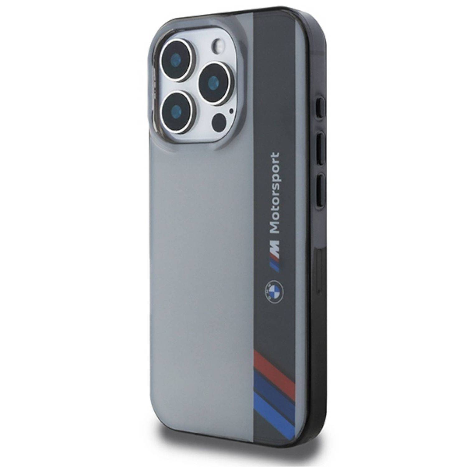 BMW Apple iPhone 16 Pro Max Hardcase Motorsport IML Vertical Stripe