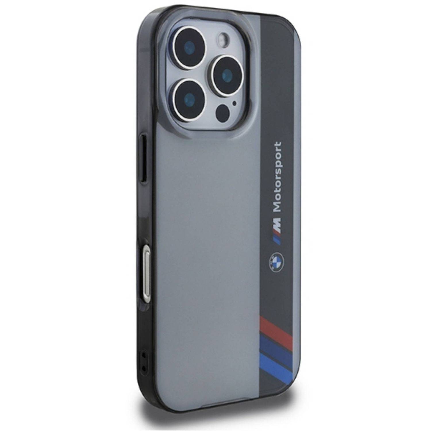BMW Apple iPhone 16 Pro Max Hardcase Motorsport IML Vertical Stripe