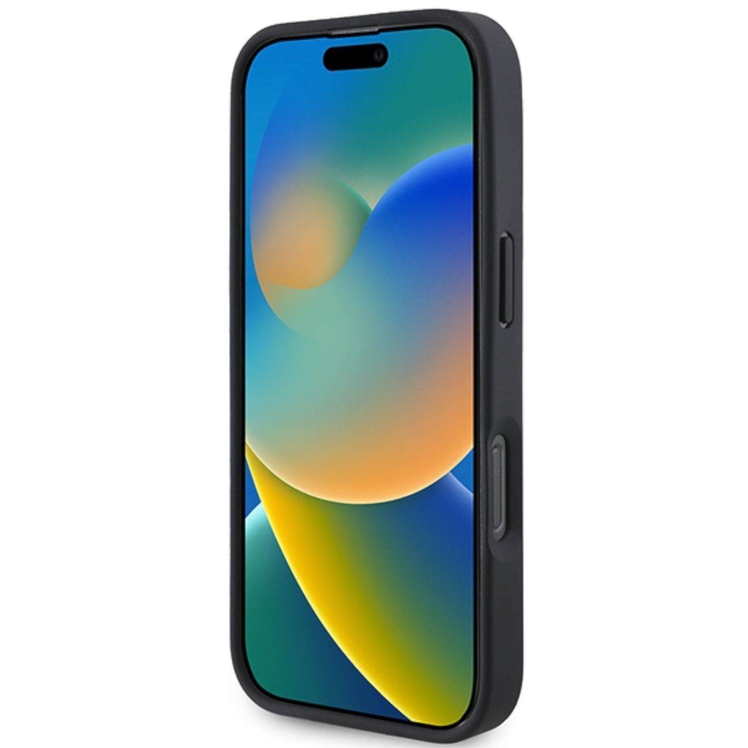 BMW Apple iPhone 16 Pro Max Sign Leather Diamond Metal Logo MagSafe