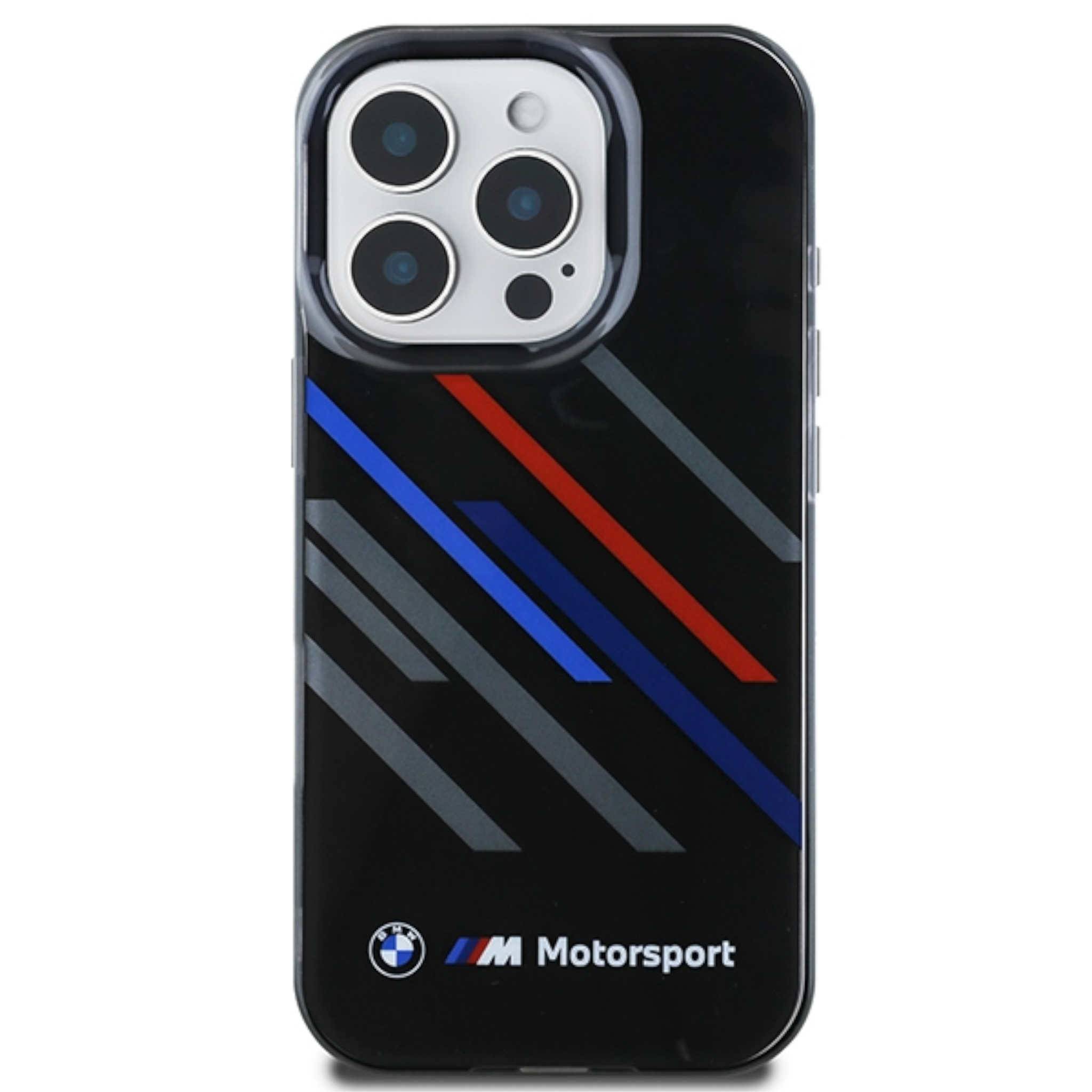 BMW Apple iPhone 16 Pro Max Hardcase Motorsport IML Random Stripes