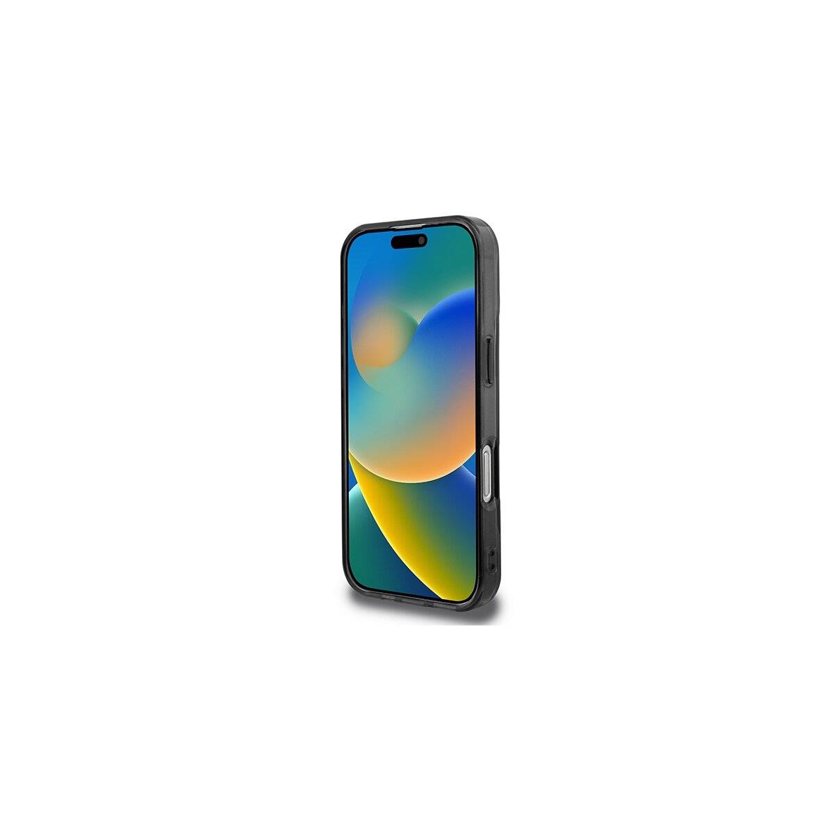 BMW Motosport IML Random Stripes Hülle iPhone 16 Pro – Schwarz