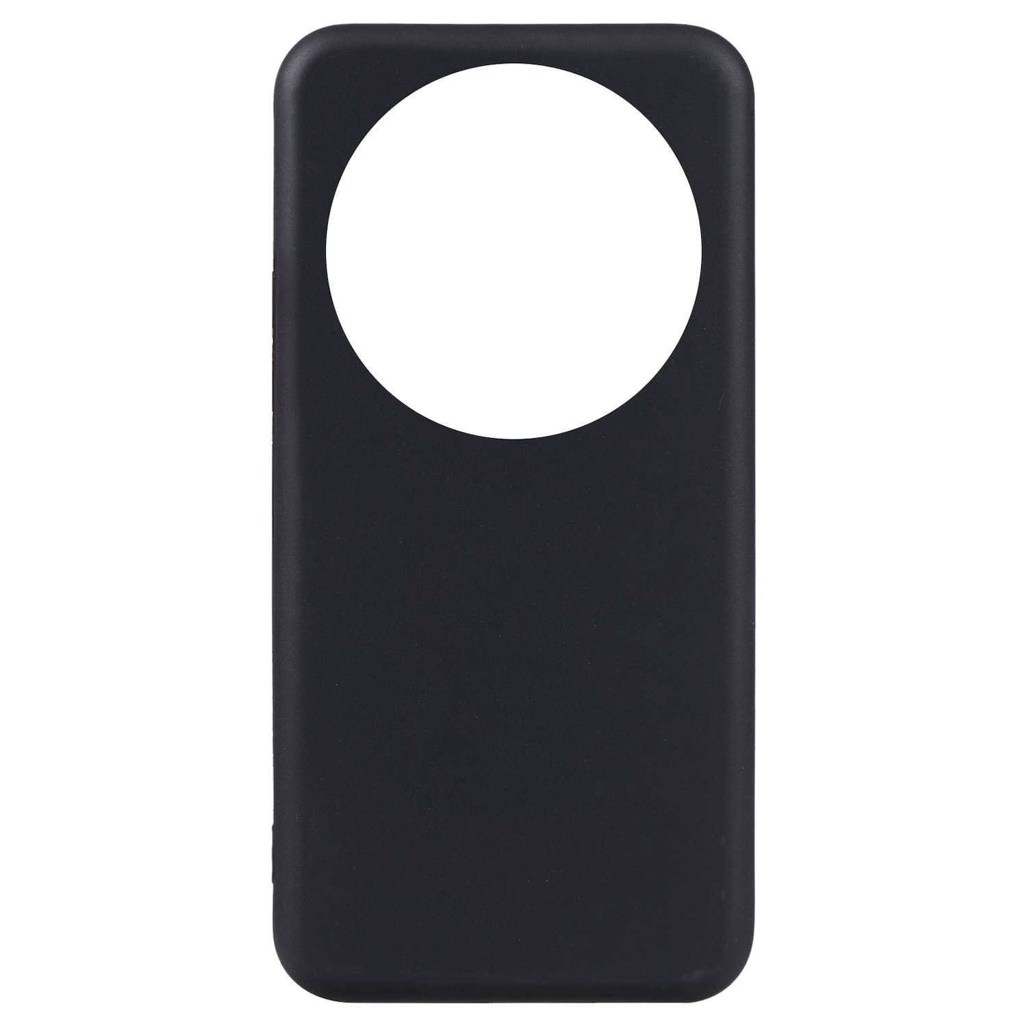 Für ZTE Blade A75 5G Silikon TPU Schutz Hülle Schwarz + H9 Hart Glas Folie