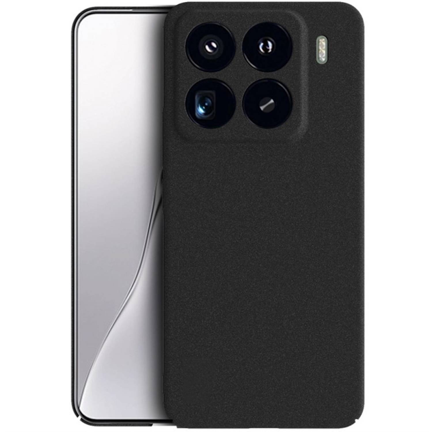 Für Xiaomi 15 Pro Silikon TPU Schutz Hülle Case Cover Flexibel Ultra dünn Schwarz