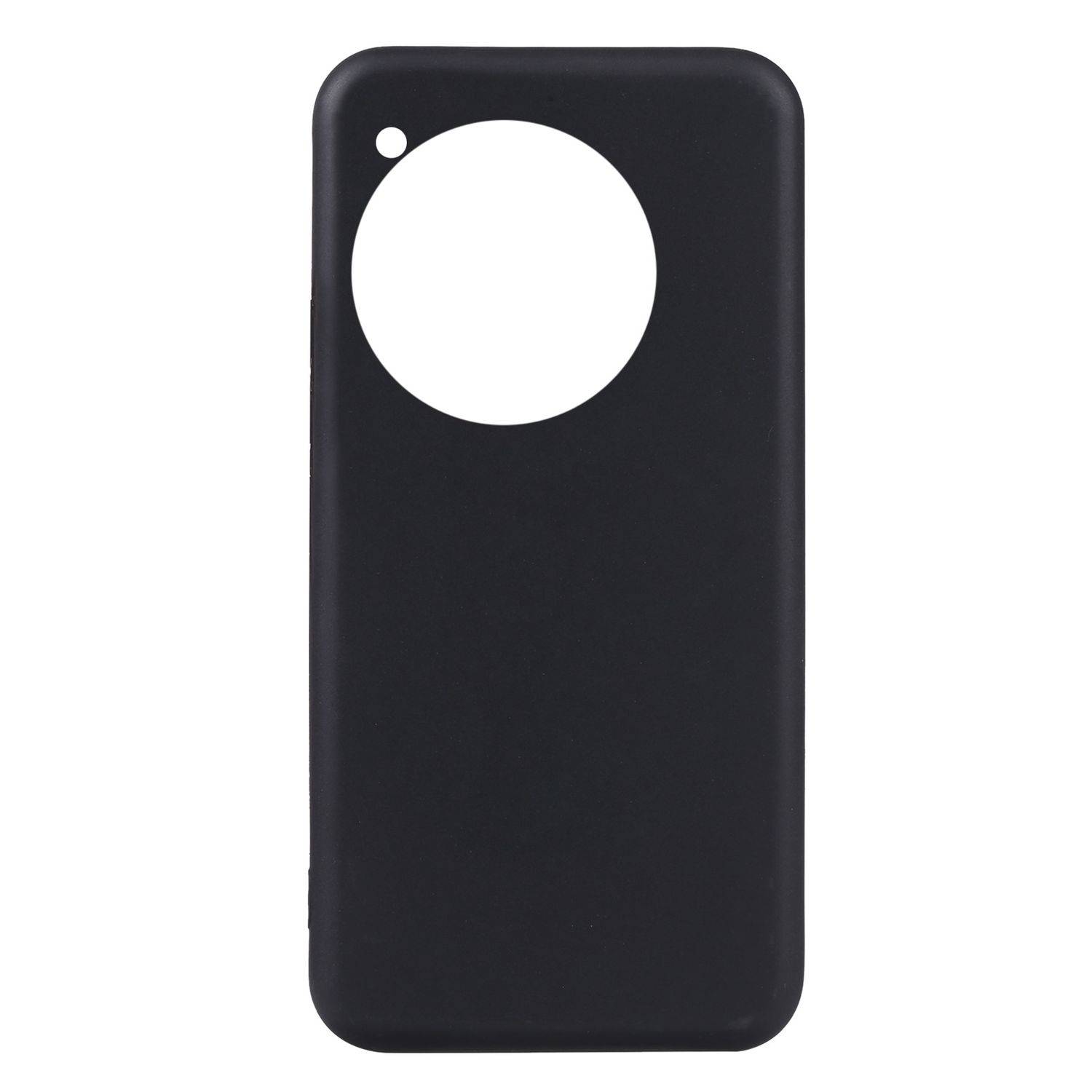 Für OnePlus 12 Silikon TPU Schutz Hülle Case Cover Flexibel ultra dünn Schwarz