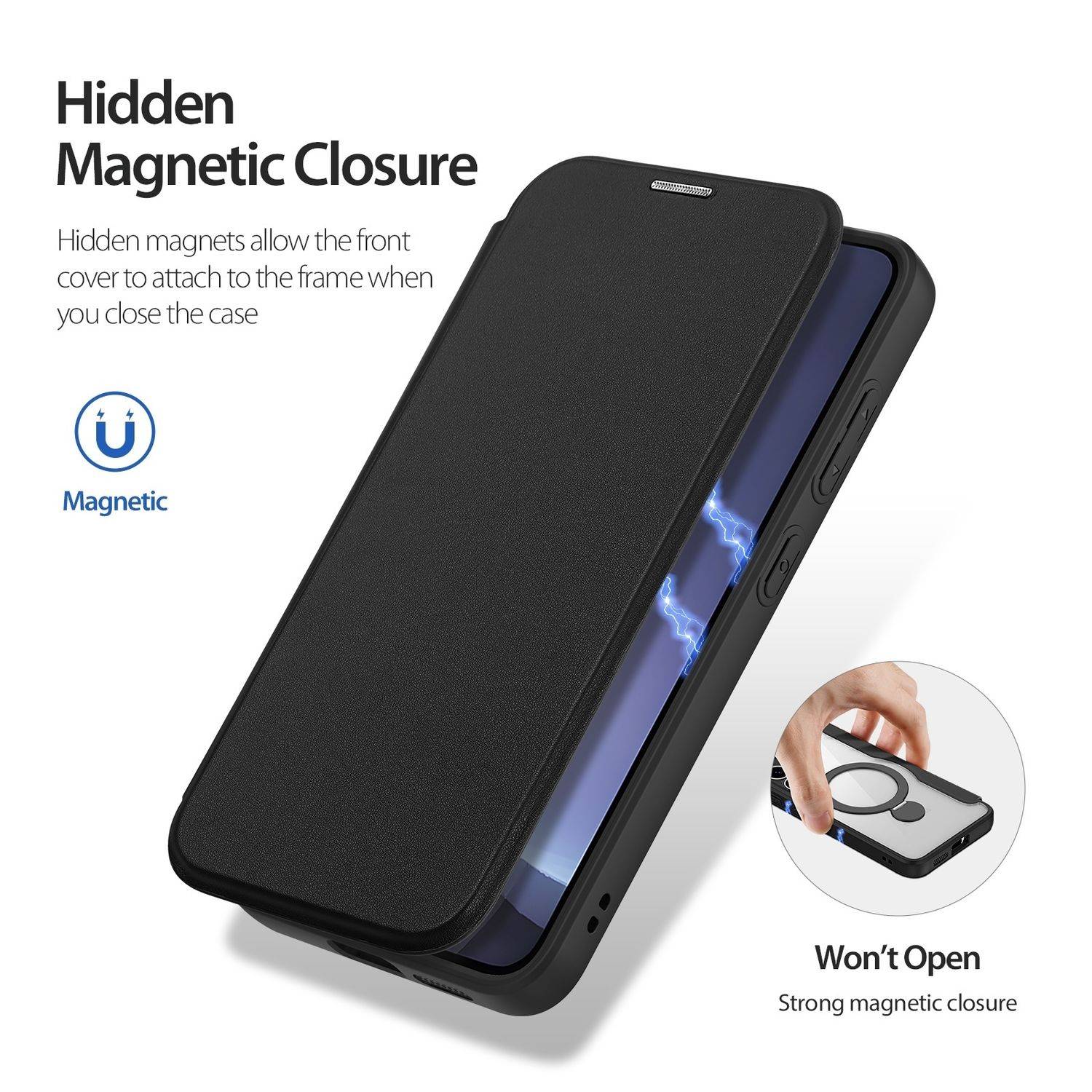 Für Samsung Galaxy S25 Plus DUX DUCIS Skin X Magsafe Ringhalter Hülle Schwarz