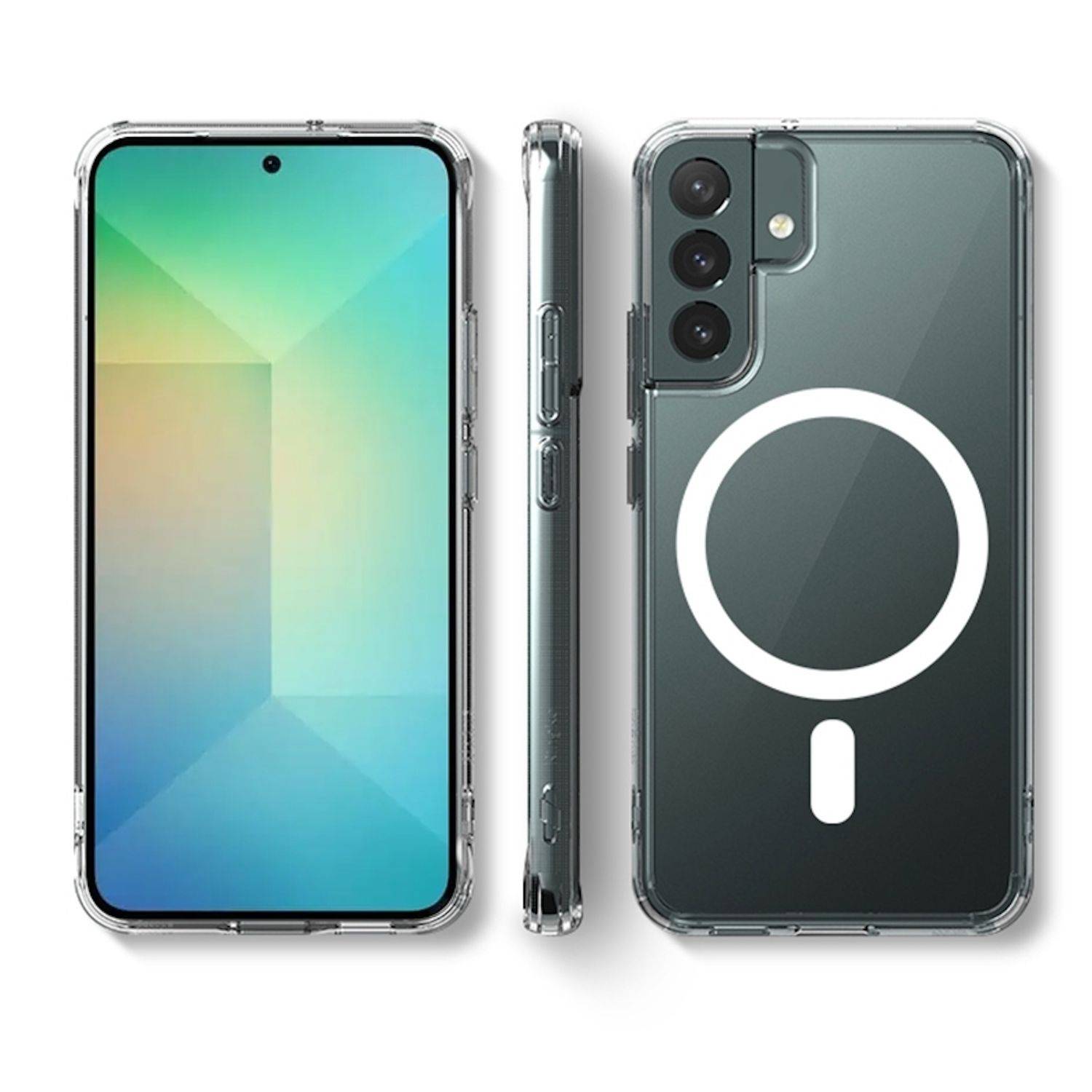 Für Samsung Galaxy S25 Plus 5G TPU MagSafe Schutz Hülle Backcover Transparent