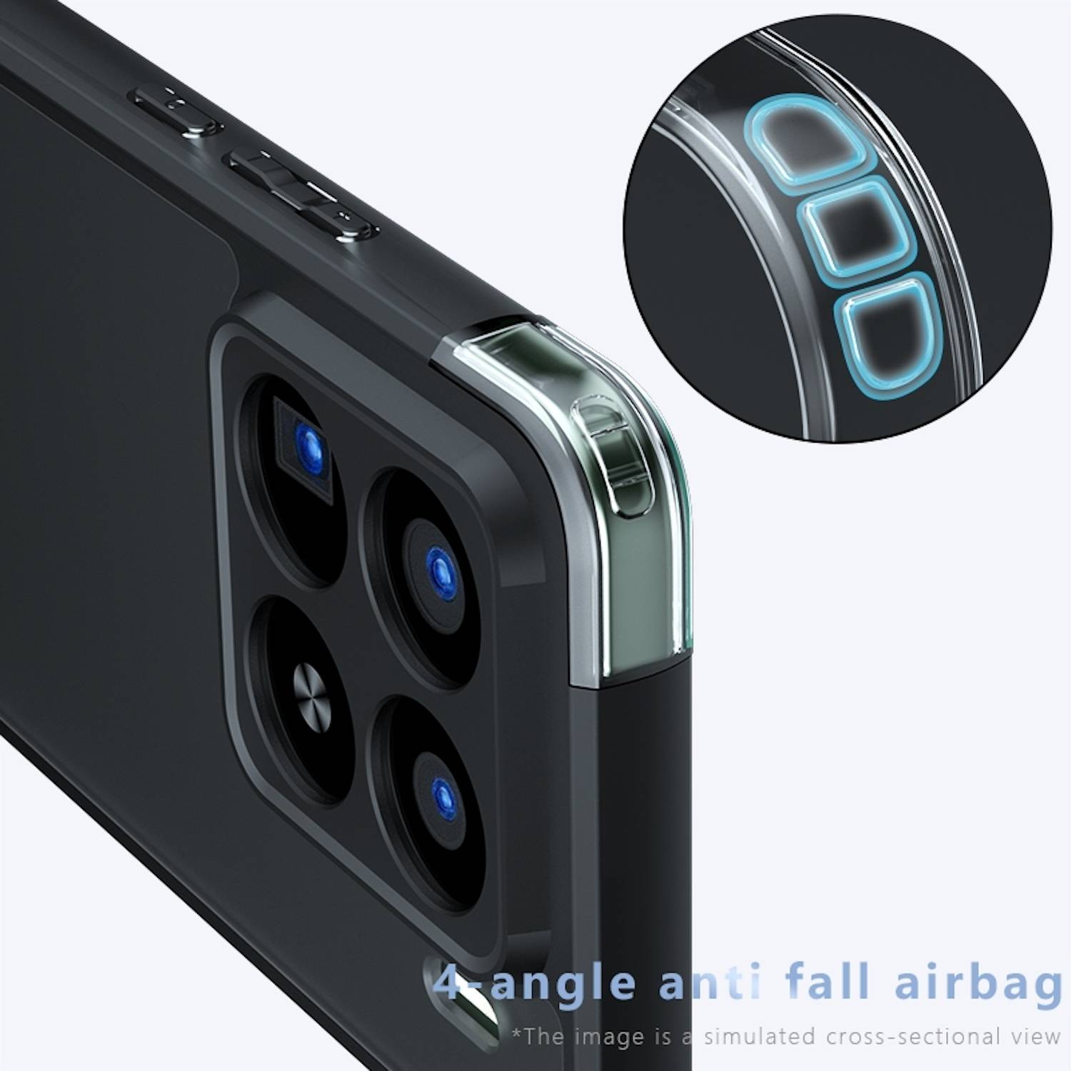 Für Xiaomi 15 Pro Armor Design TPU + PC Hybrid Schutz Hülle Cover Transparent