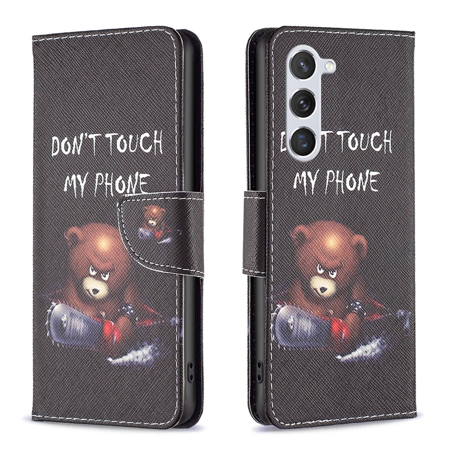 Für Samsung Galaxy S25 5G Kunstleder Tasche Hülle Book Wallet Motiv Design Etuis