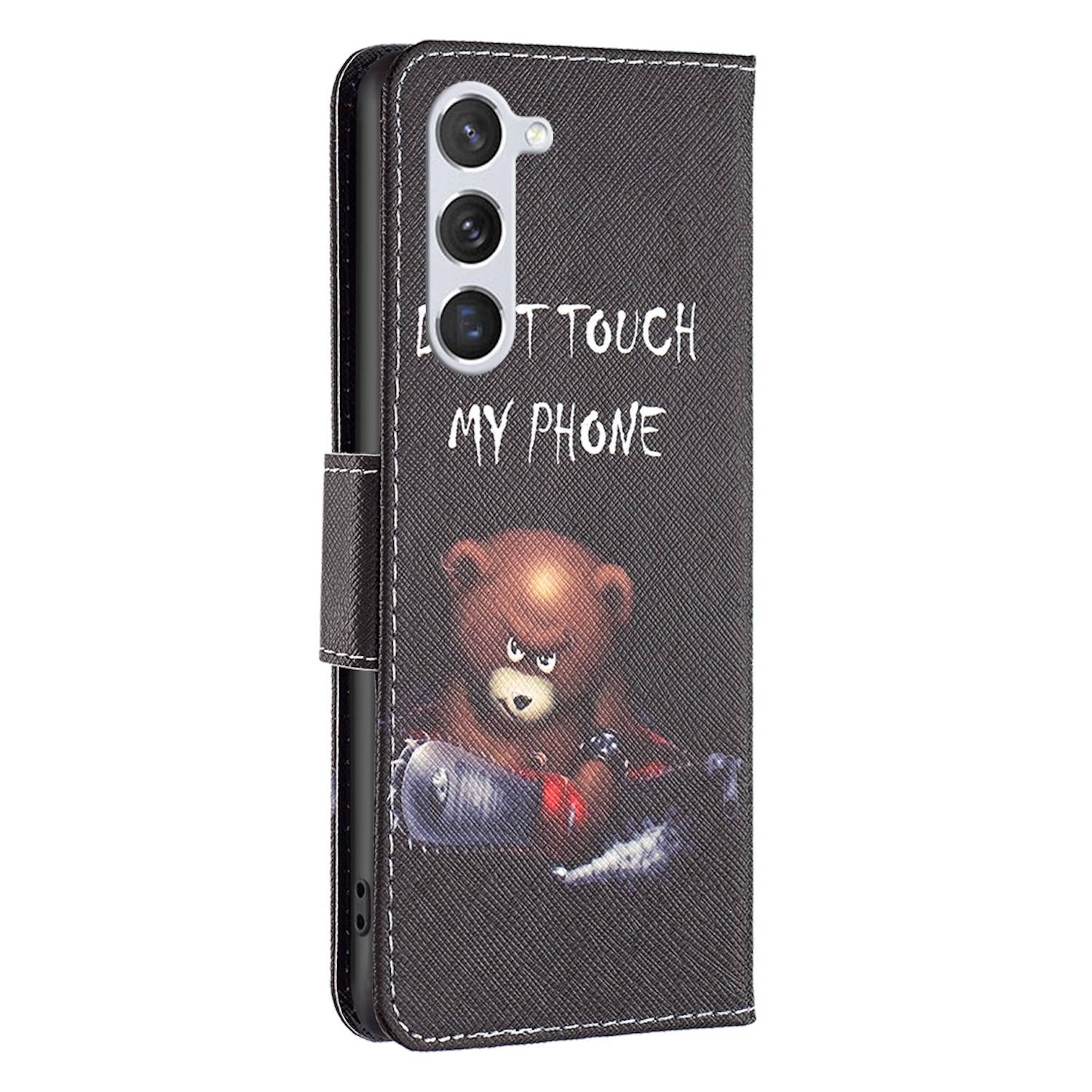 Für Samsung Galaxy S25 5G Kunstleder Tasche Hülle Book Wallet Motiv Design Etuis