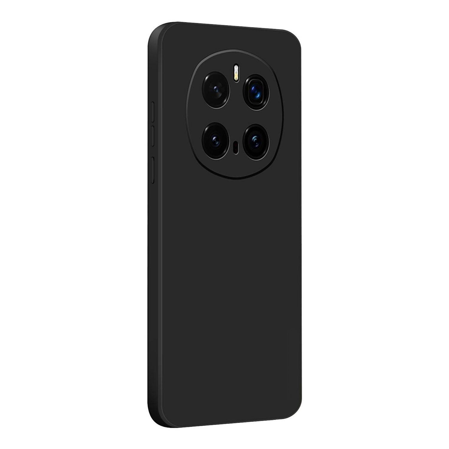 Für Honor Magic 7 Pro Silikon TPU Schutz Hülle Cover Flexibel ultra dünn Schwarz