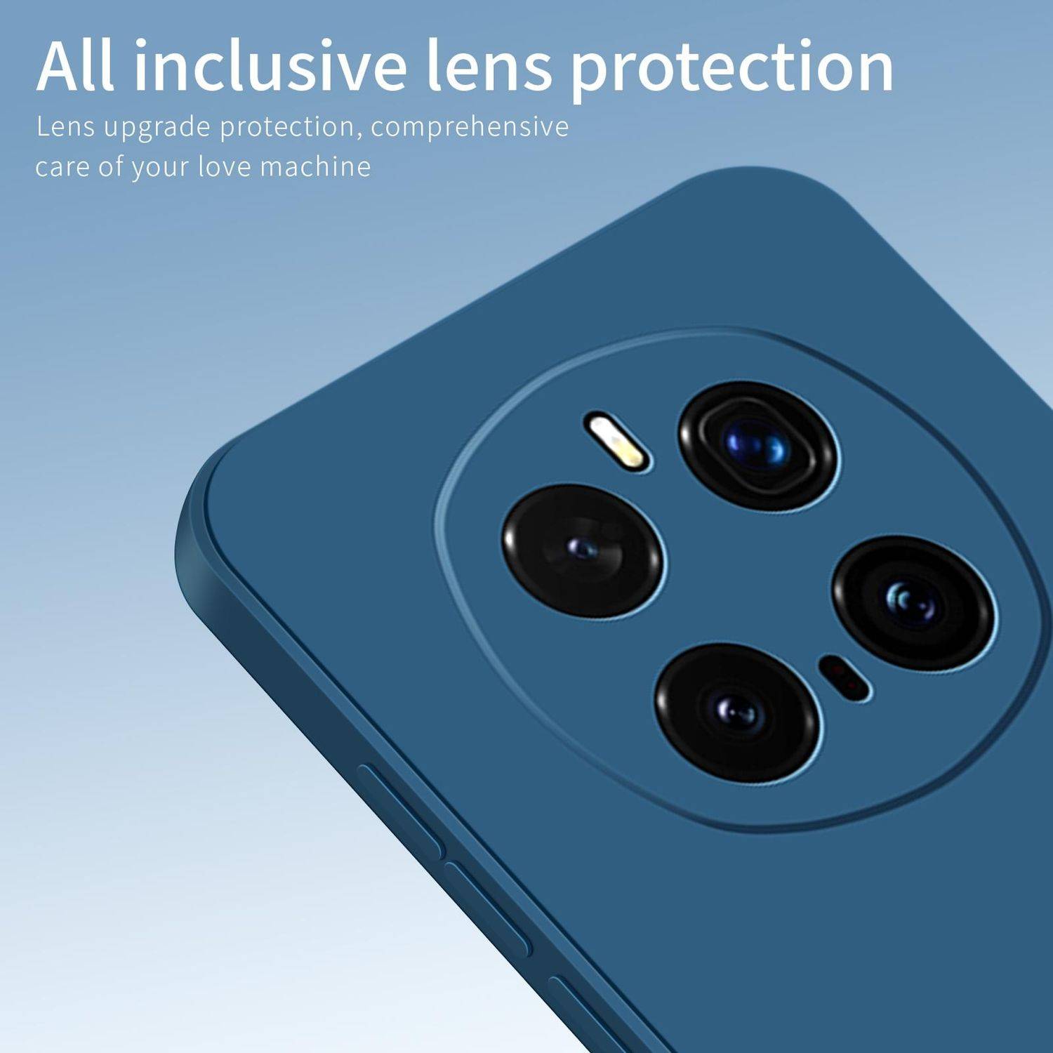 Für Honor Magic 7 Pro Silikon TPU Schutz Hülle Cover Flexibel ultra dünn Schwarz
