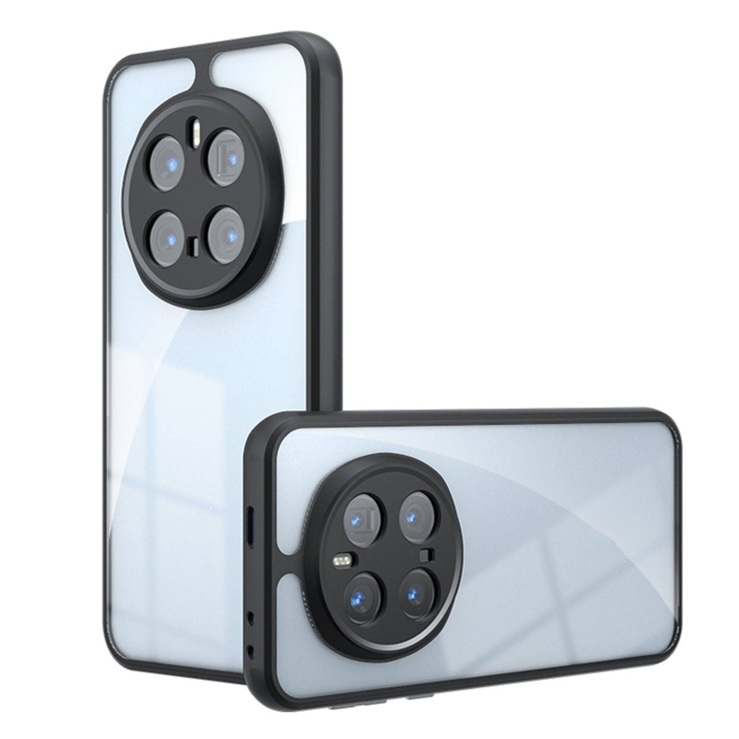 Für Honor Magic 7 Pro Armor Design TPU + PC Hybrid Schutz Hülle Case Transparent