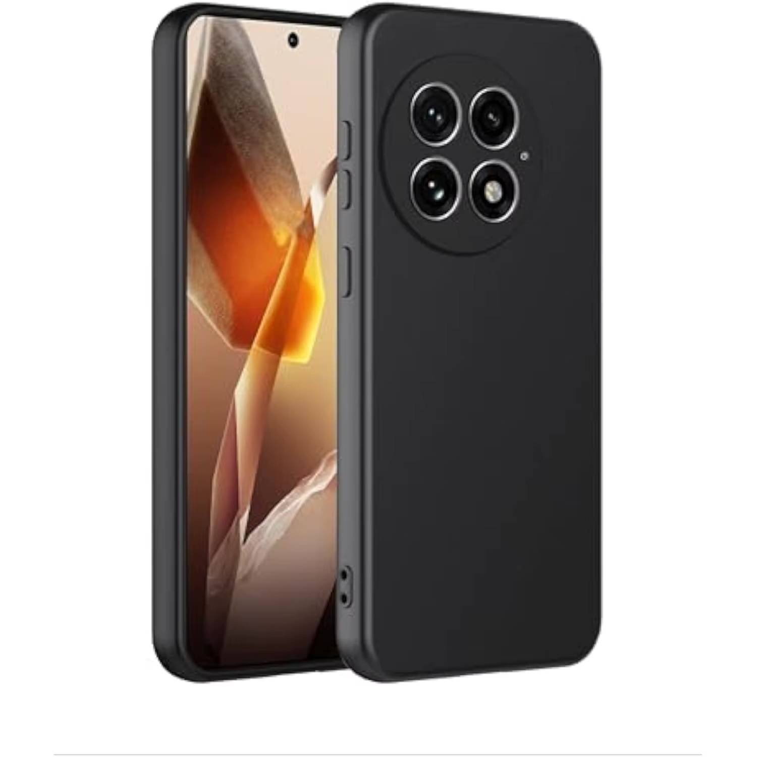 Für OnePlus 13 Silikon TPU Schutz Hülle Cover Flexibel ultra dünn Schwarz