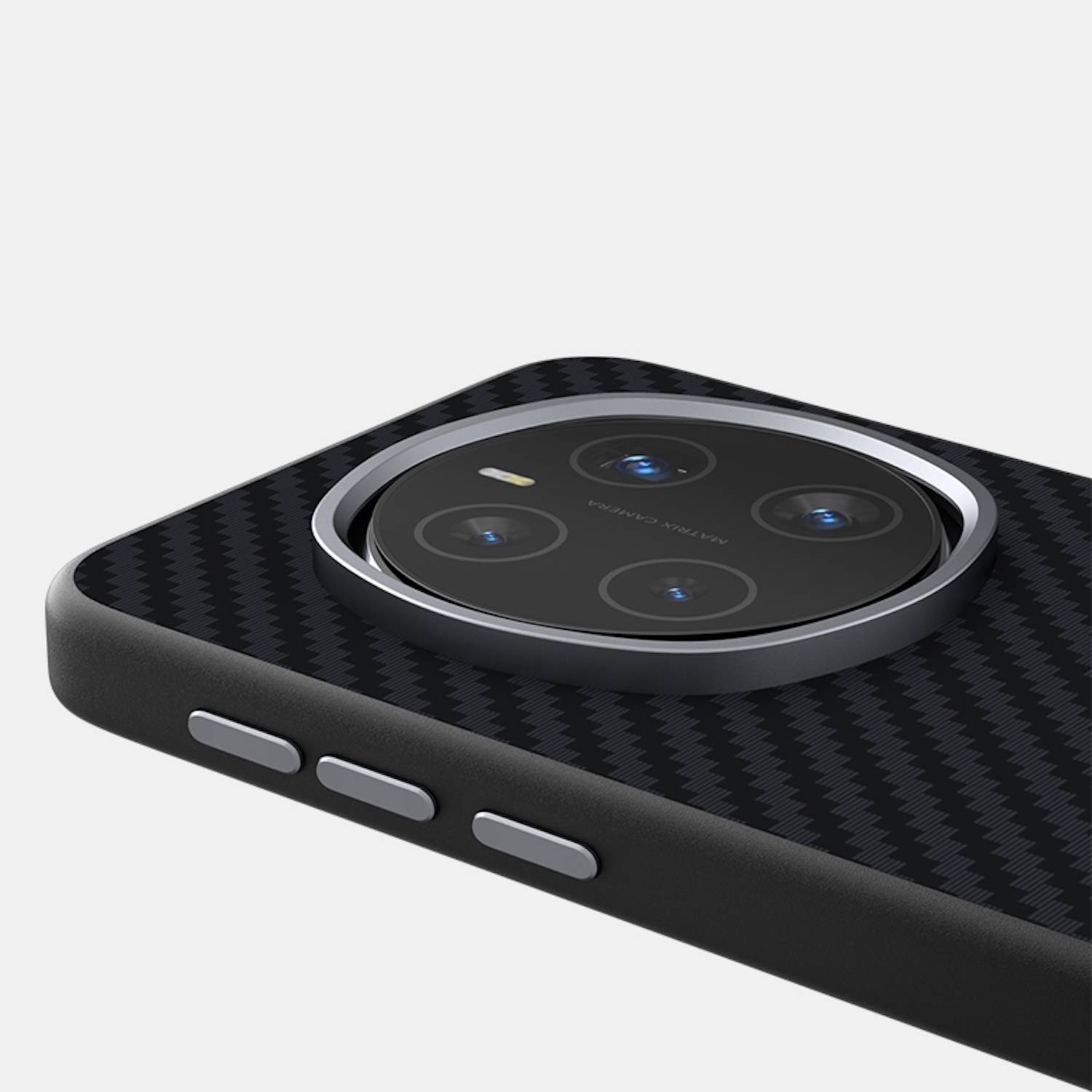 Für Honor Magic 7 MagSafe Carbon Fiber 6D Micro Relief Schutz Hülle Case Schwarz