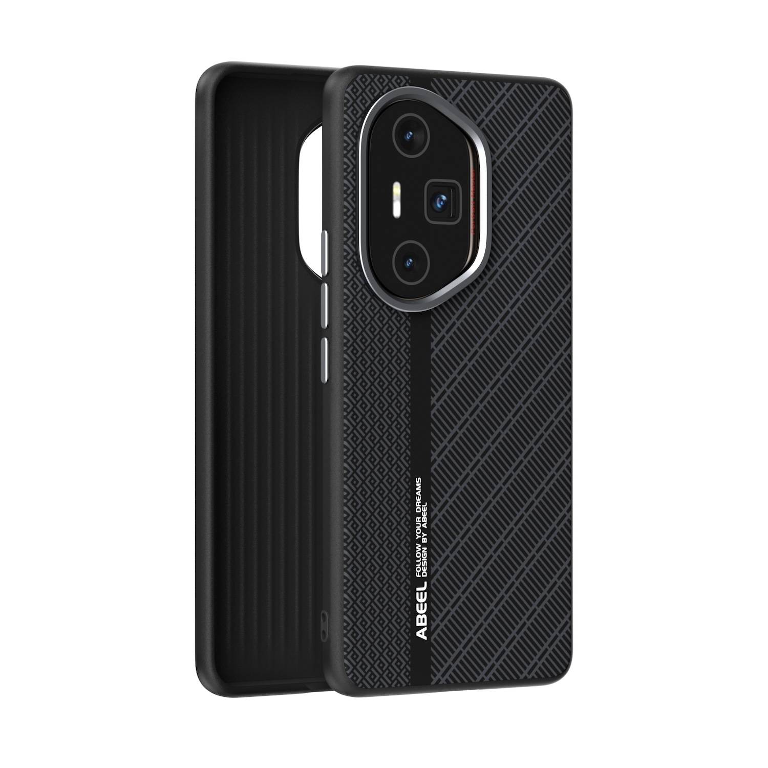 Für Honor 300 Pro MagSafe Design 6D Micro Relief Magnetische Hülle Case Schwarz