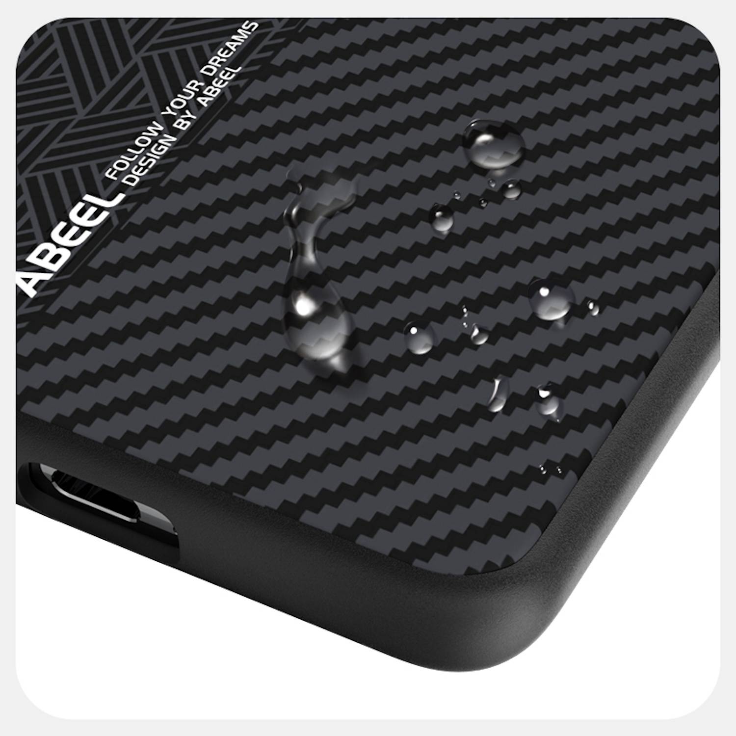 Für Honor 300 Pro MagSafe Design 6D Micro Relief Magnetische Hülle Case Schwarz