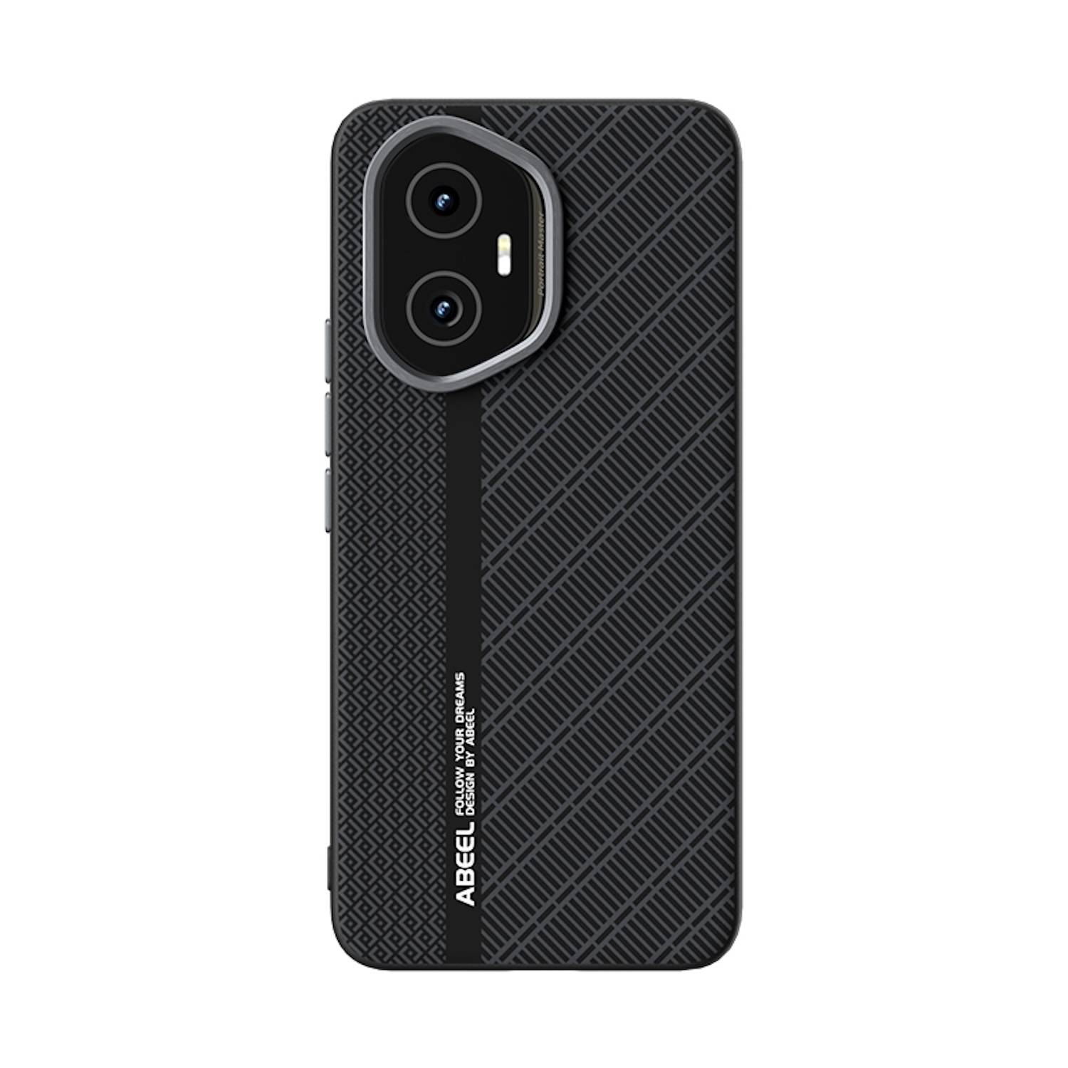 Für Honor 300 MagSafe Design 6D Micro Relief Magnetische Hülle Case Schwarz