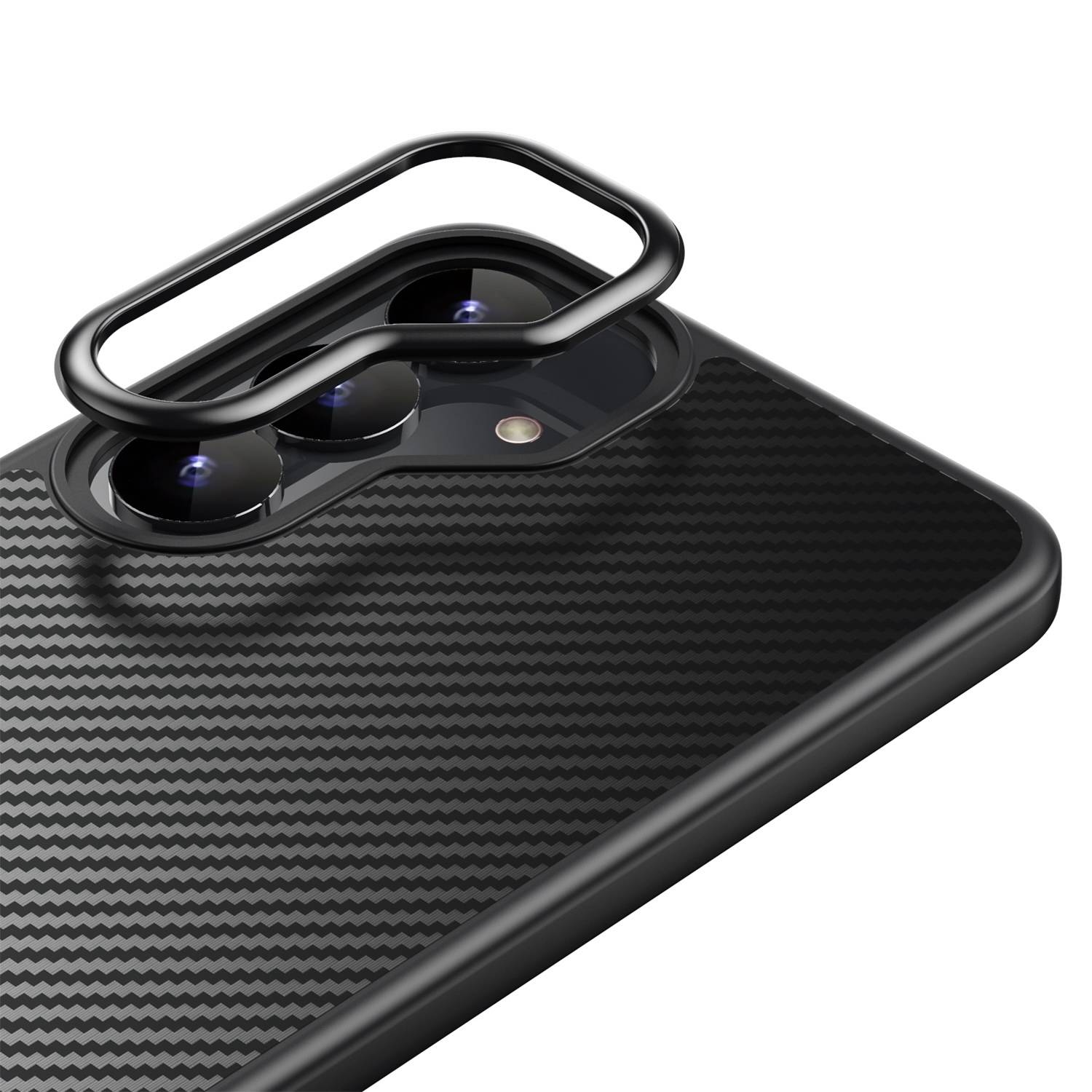 Für Samsung Galaxy S25 Plus Robuste MagSafe Kevlar-Faser TPU Schutz Hülle Case