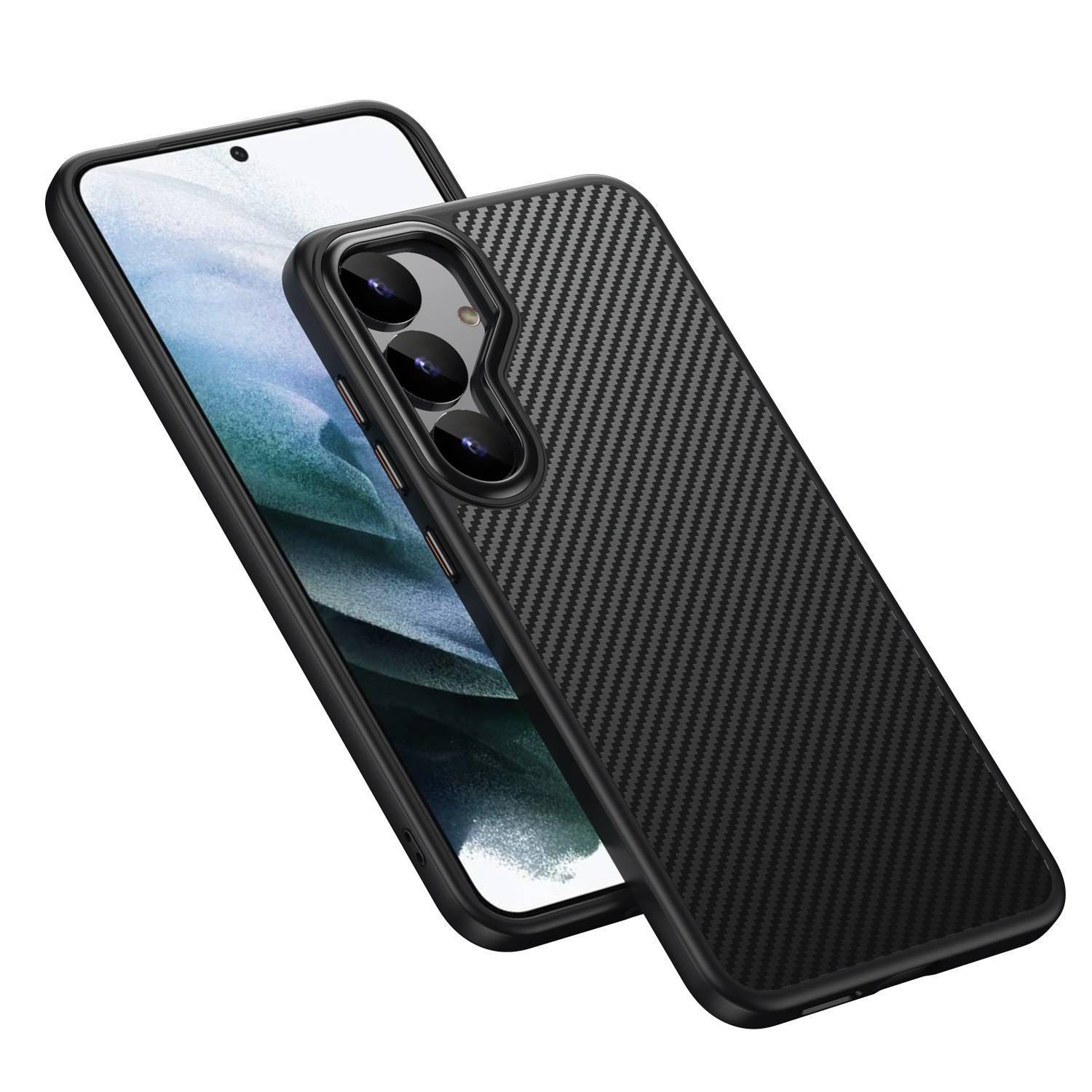 Für Samsung Galaxy S25 Plus Robuste MagSafe Kevlar-Faser TPU Schutz Hülle Case