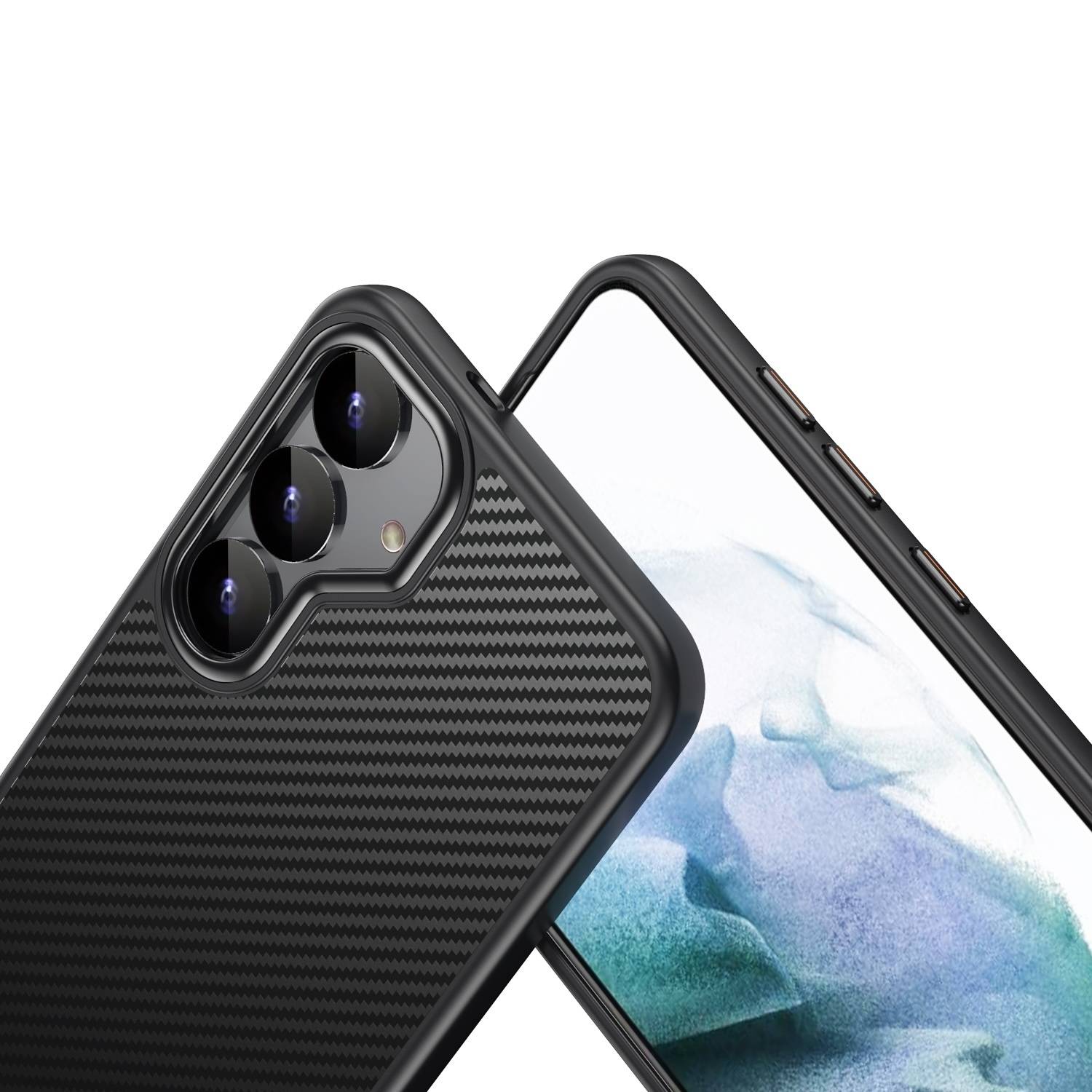 Für Samsung Galaxy S25 Plus Robuste MagSafe Kevlar-Faser TPU Schutz Hülle Case