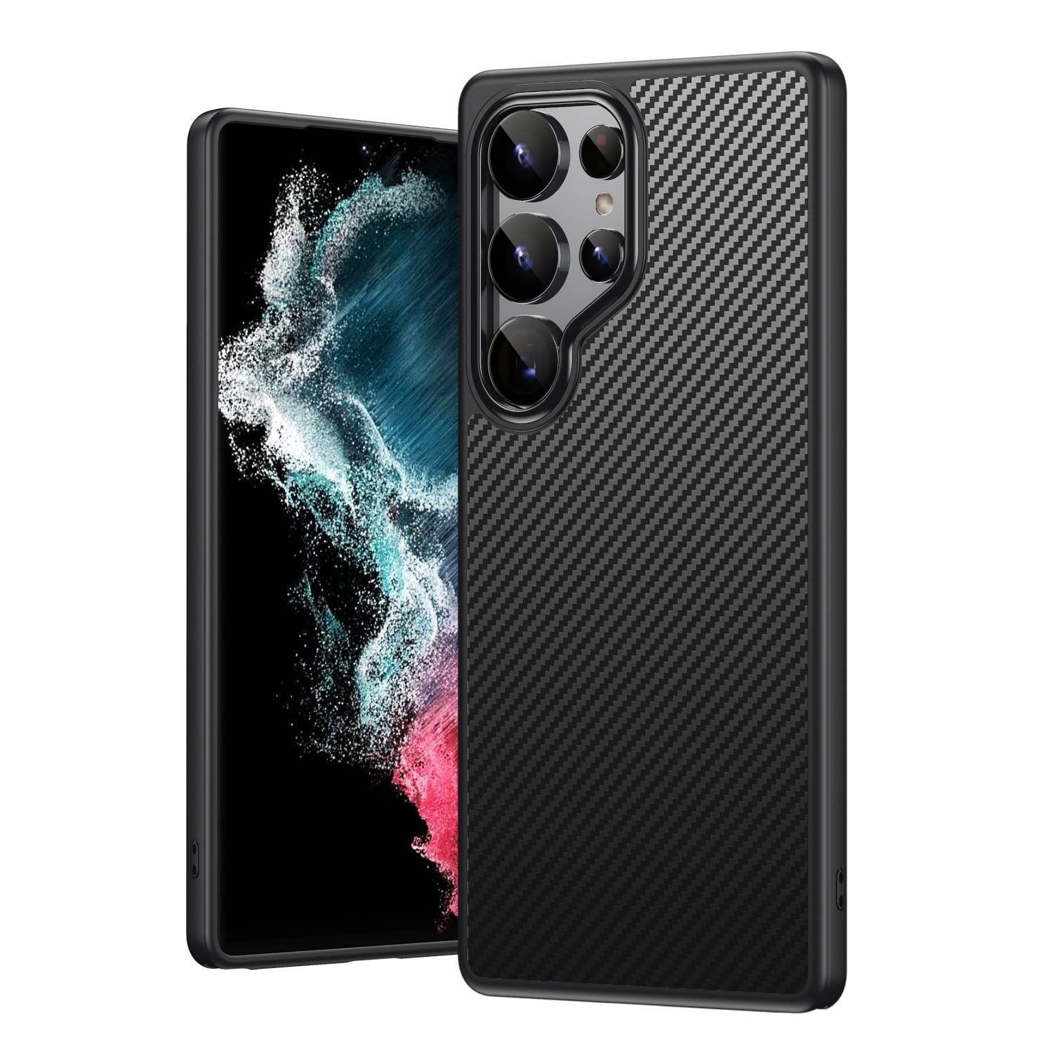 Für Samsung Galaxy S25 Ultra Robuste MagSafe Kevlar-Faser TPU Schutz Hülle Case