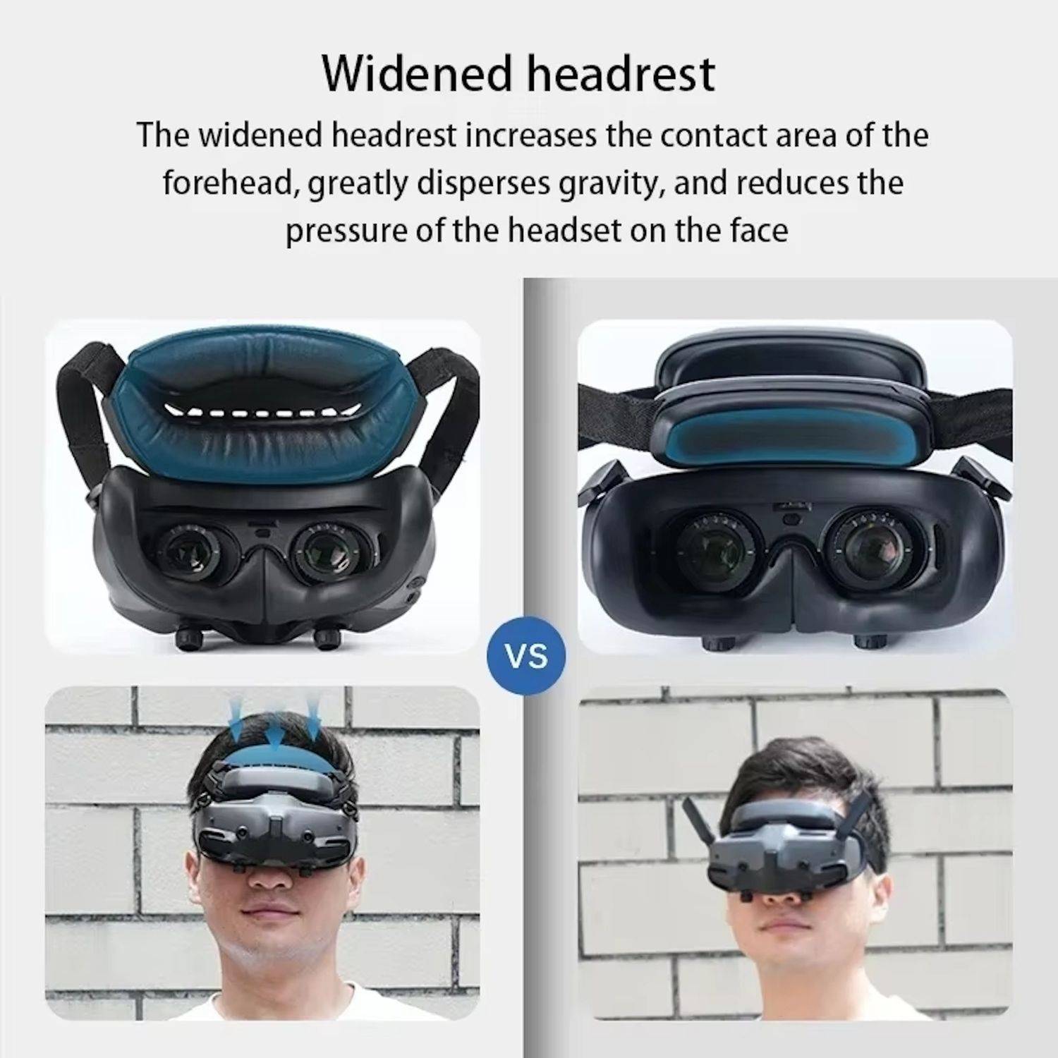 Für DJI Neo Ergonomische Atmungsaktive Flugbrille Stirn Kissen Hülle Maske Cover