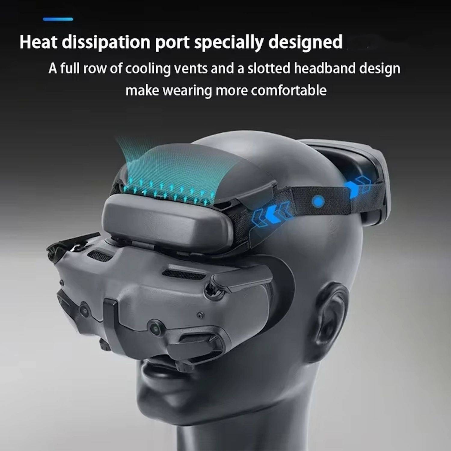 Für DJI Neo Ergonomische Atmungsaktive Flugbrille Stirn Kissen Hülle Maske Cover