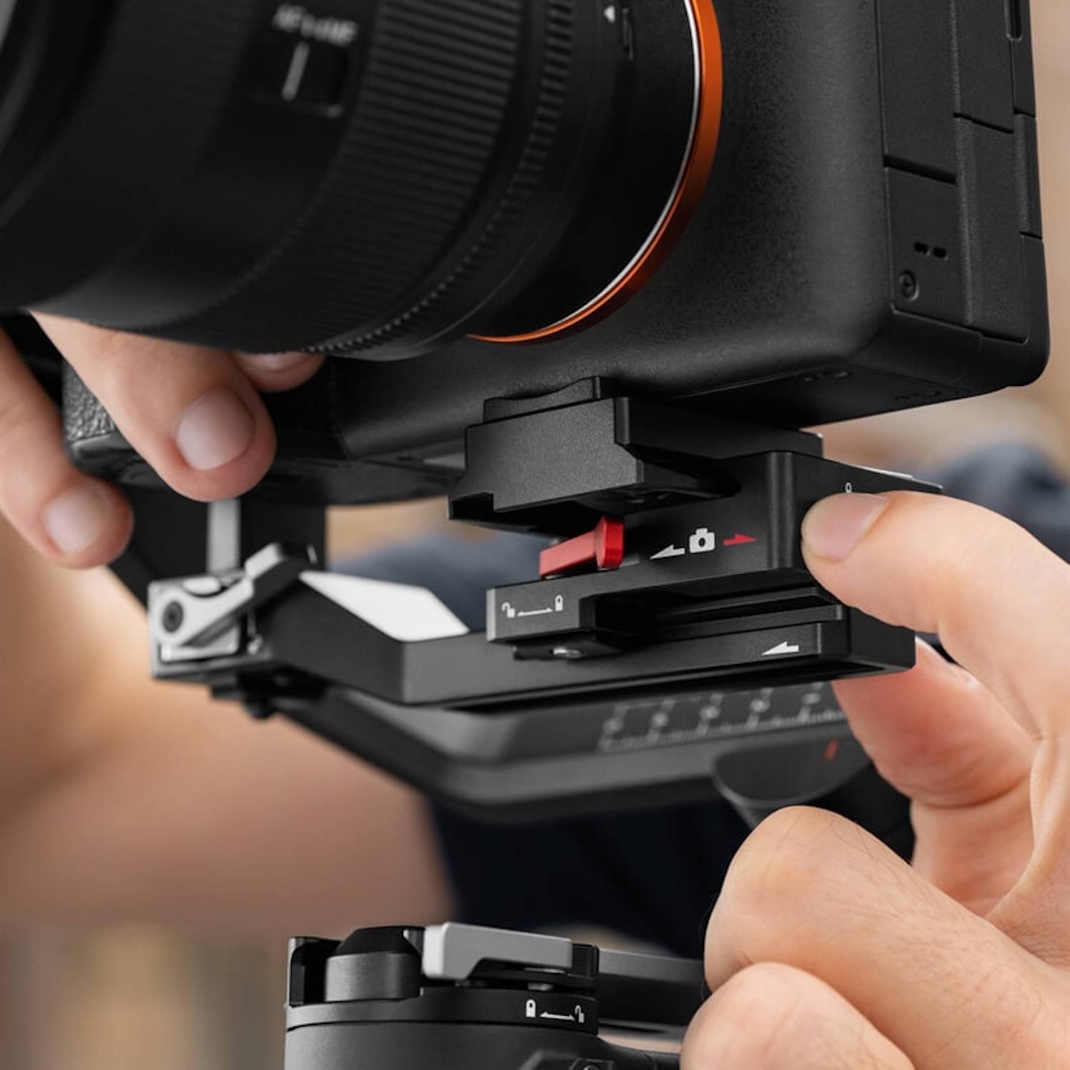 Für DJI RS 3 Mini Kamera doppellagige hochwertige robuste Schnellwechsel Platte
