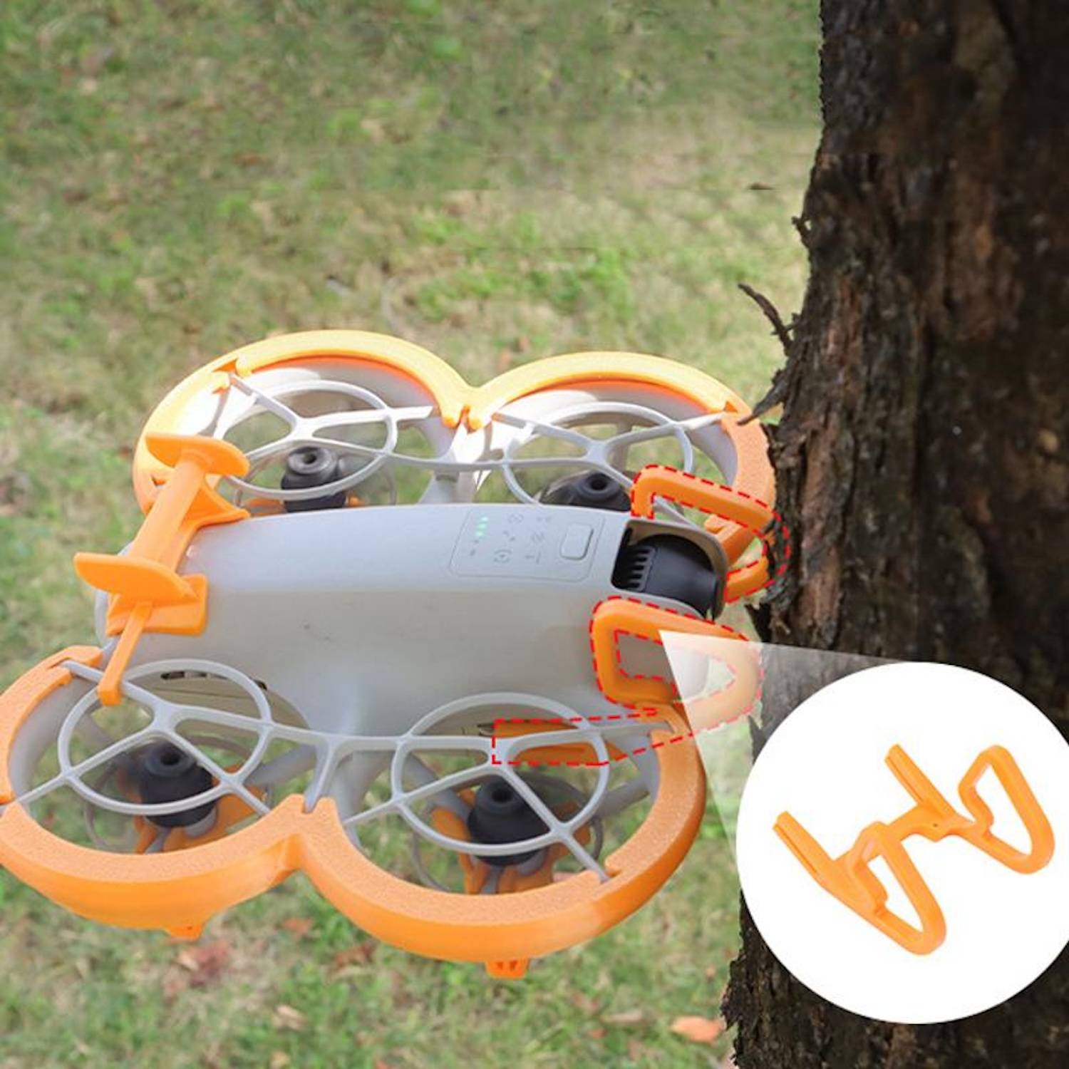 Für DJI Neo Drohne Gimbal Bumper Anti Stoß Kollisionsstangen Schutz Zubehör Grau