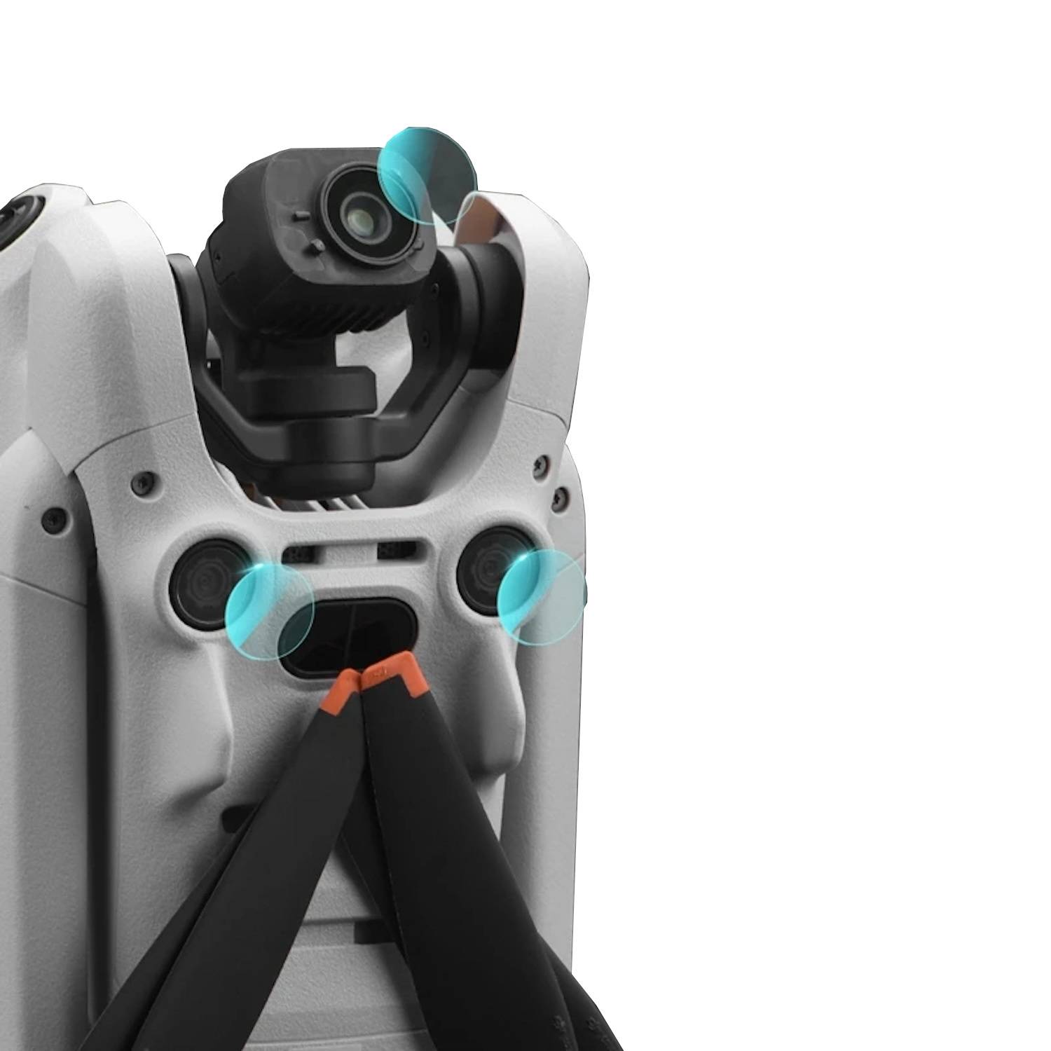 Für DJI Mini 4 Pro Drohne Sensor / Objektiv Linsen Schutz Gehärtetes Glas Set