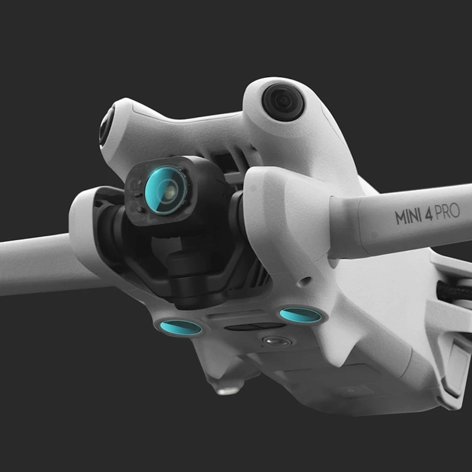 Für DJI Mini 4 Pro Drohne Sensor / Objektiv Linsen Schutz Gehärtetes Glas Set