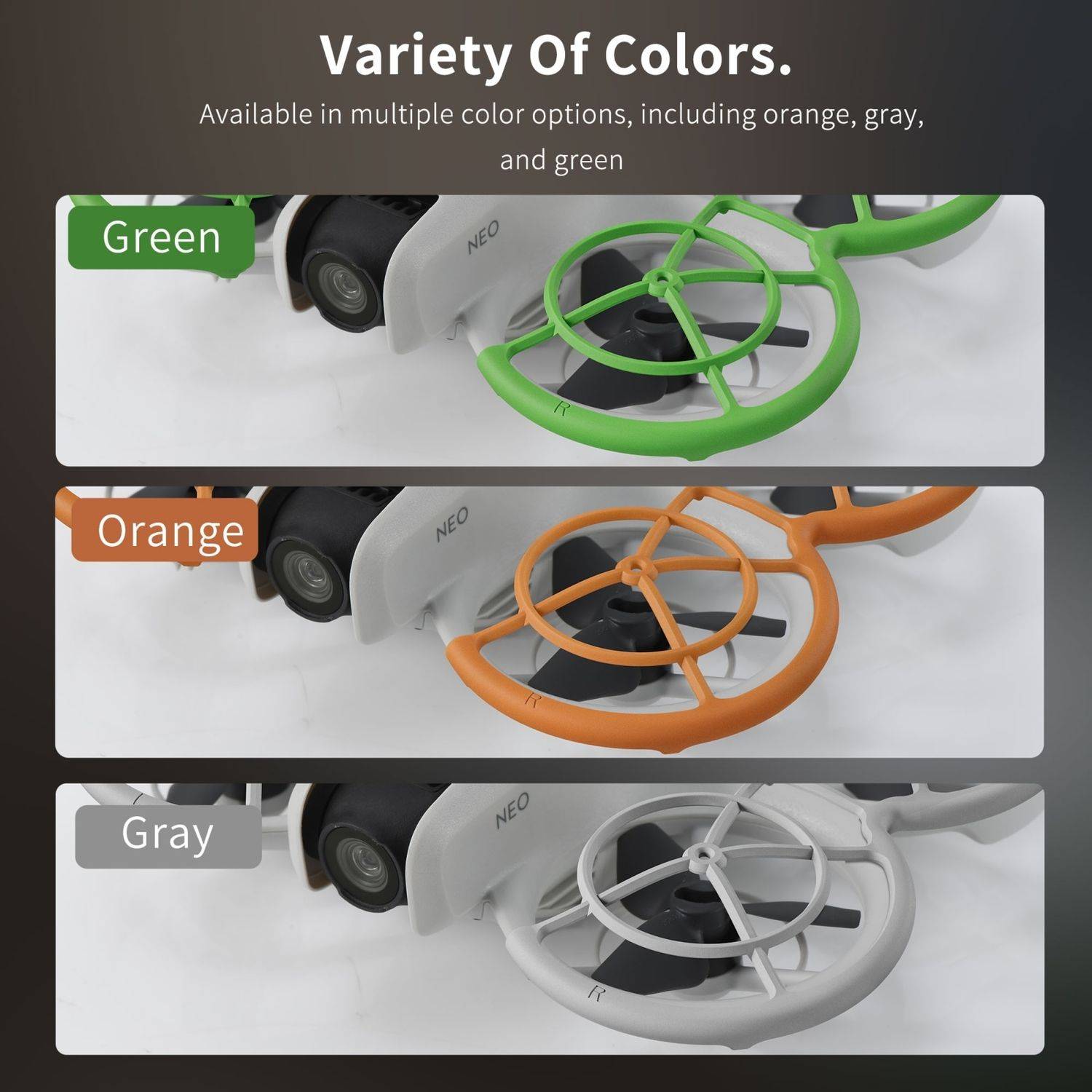 Für DJI Neo Drohne Propeller - Anti Kollisionsfunktion Schutzring Zubehör Orange