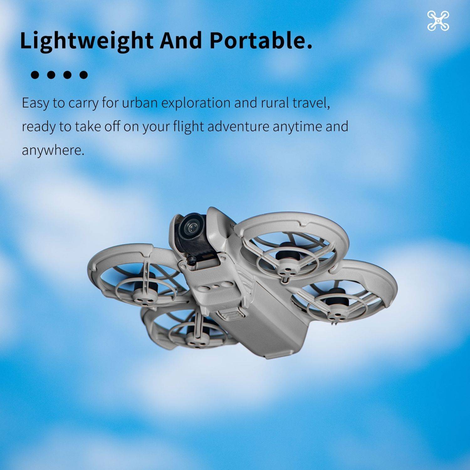 Für DJI Neo Drohne Propeller - Anti Kollisionsfunktion Schutzring Zubehör Orange