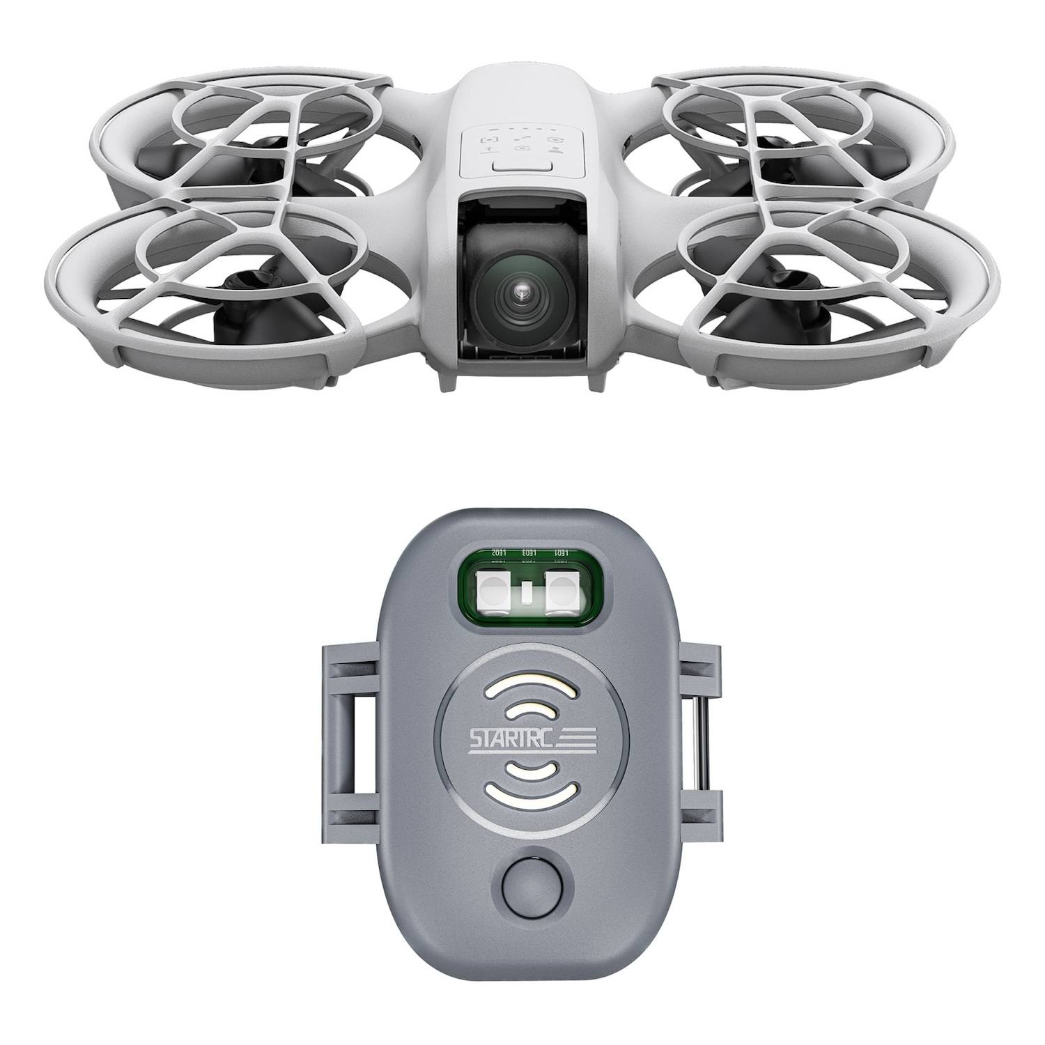 Für DJI Neo Drohne STARTRC Bluetooth Alarm Tracker Anti Verlust Zubehör Grau
