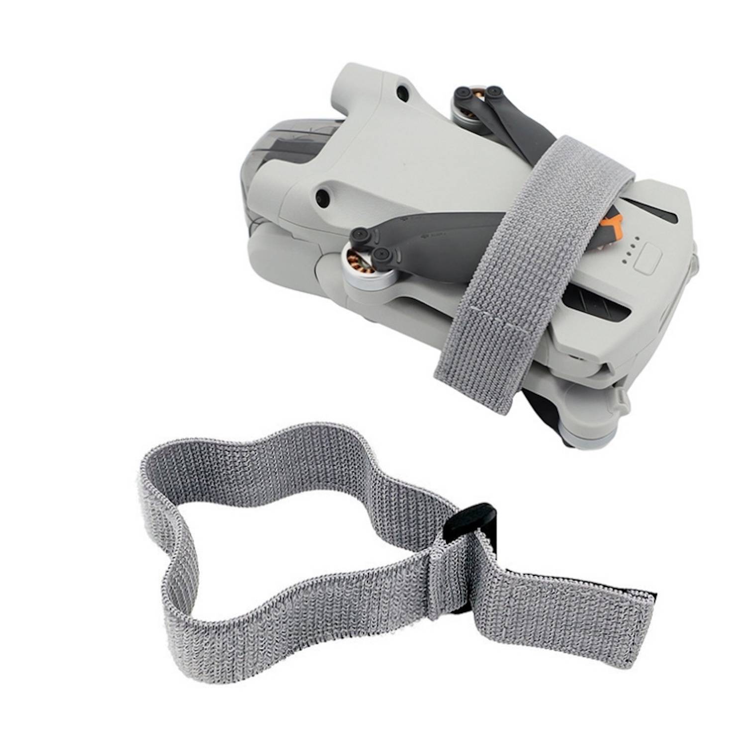 Für DJI Mini 3 Pro Elastische Nylon Propeller Fixierung Schutz Band Zubehör Grau