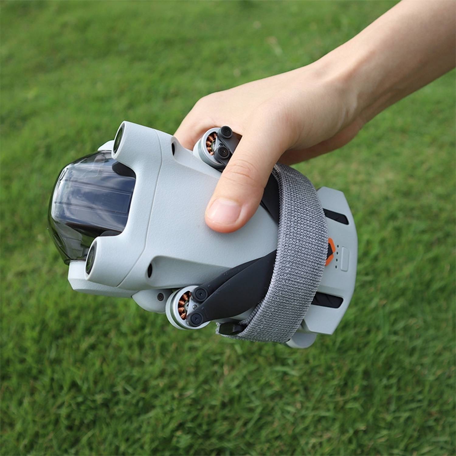 Für DJI Mini 3 Pro Elastische Nylon Propeller Fixierung Schutz Band Zubehör Grau