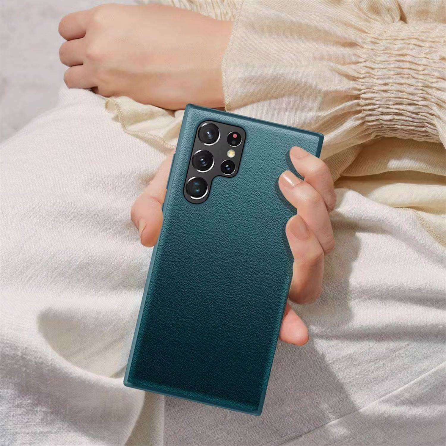 Für Samsung Galaxy S25 Plus 5G View Spiegel Handy Smart Cover Wake UP Funktion Case Lila