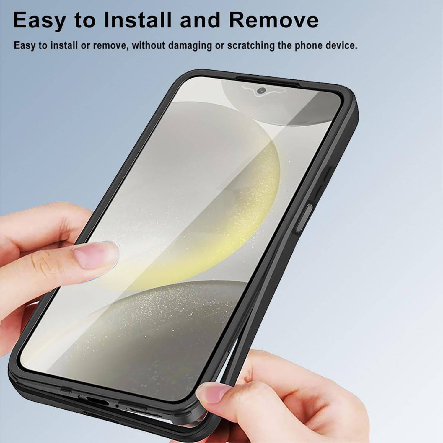 Für Xiaomi Redmi Note 14 5G Full Cover 360 Acrylic Hybrid TPU Hülle Dunkelgrün